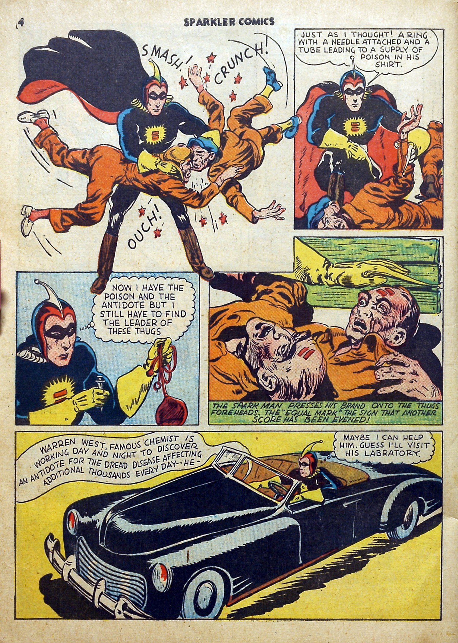 Read online Sparkler Comics comic -  Issue #2 - 6