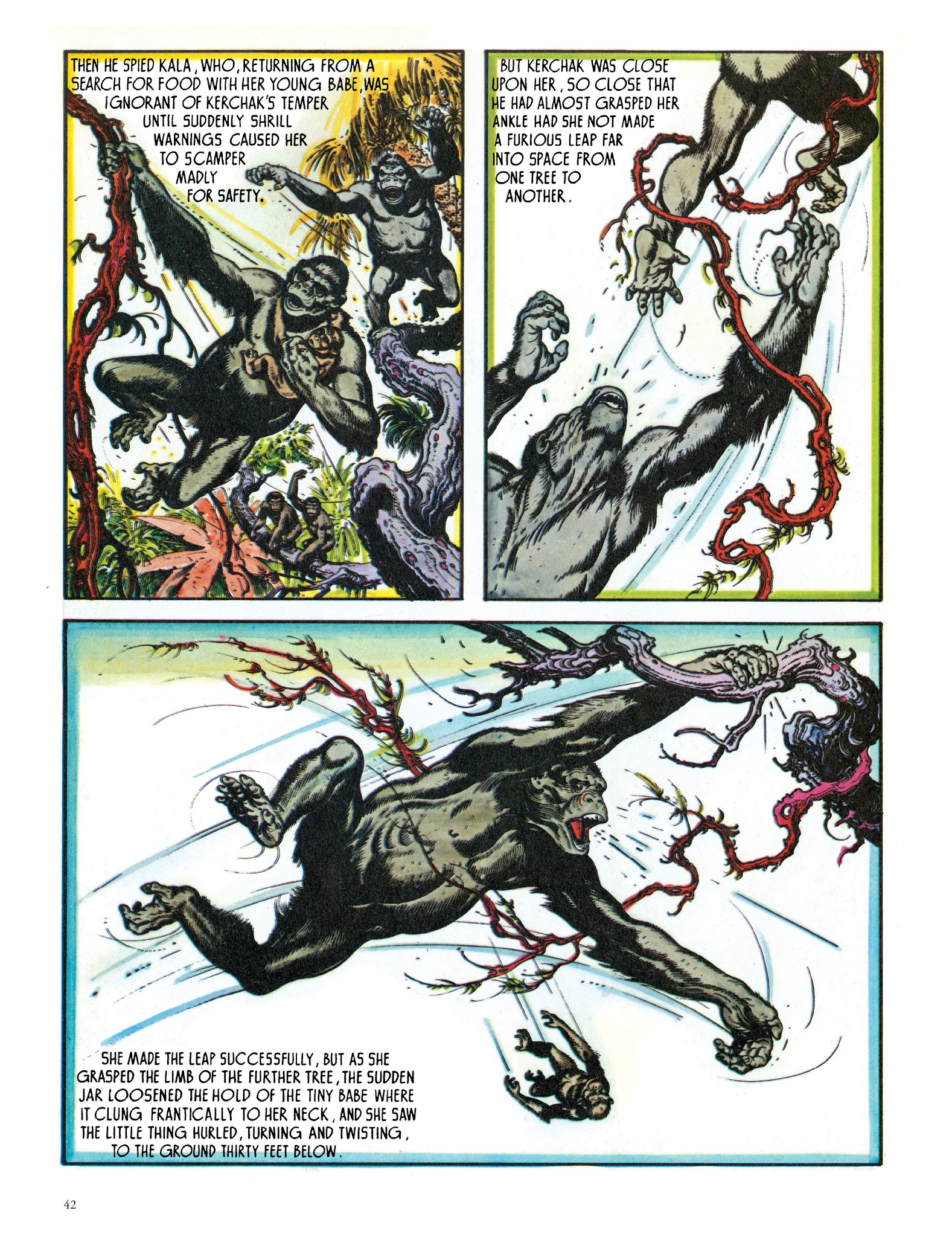 Read online Edgar Rice Burroughs' Tarzan: Burne Hogarth's Lord of the Jungle comic -  Issue # TPB - 44