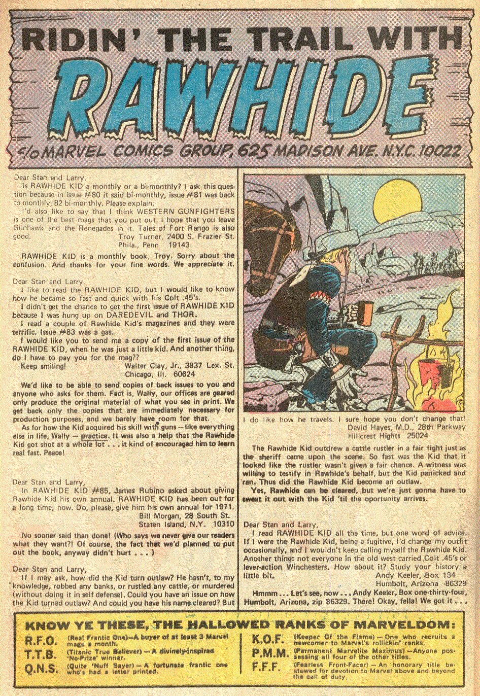 Read online The Rawhide Kid comic -  Issue #90 - 22