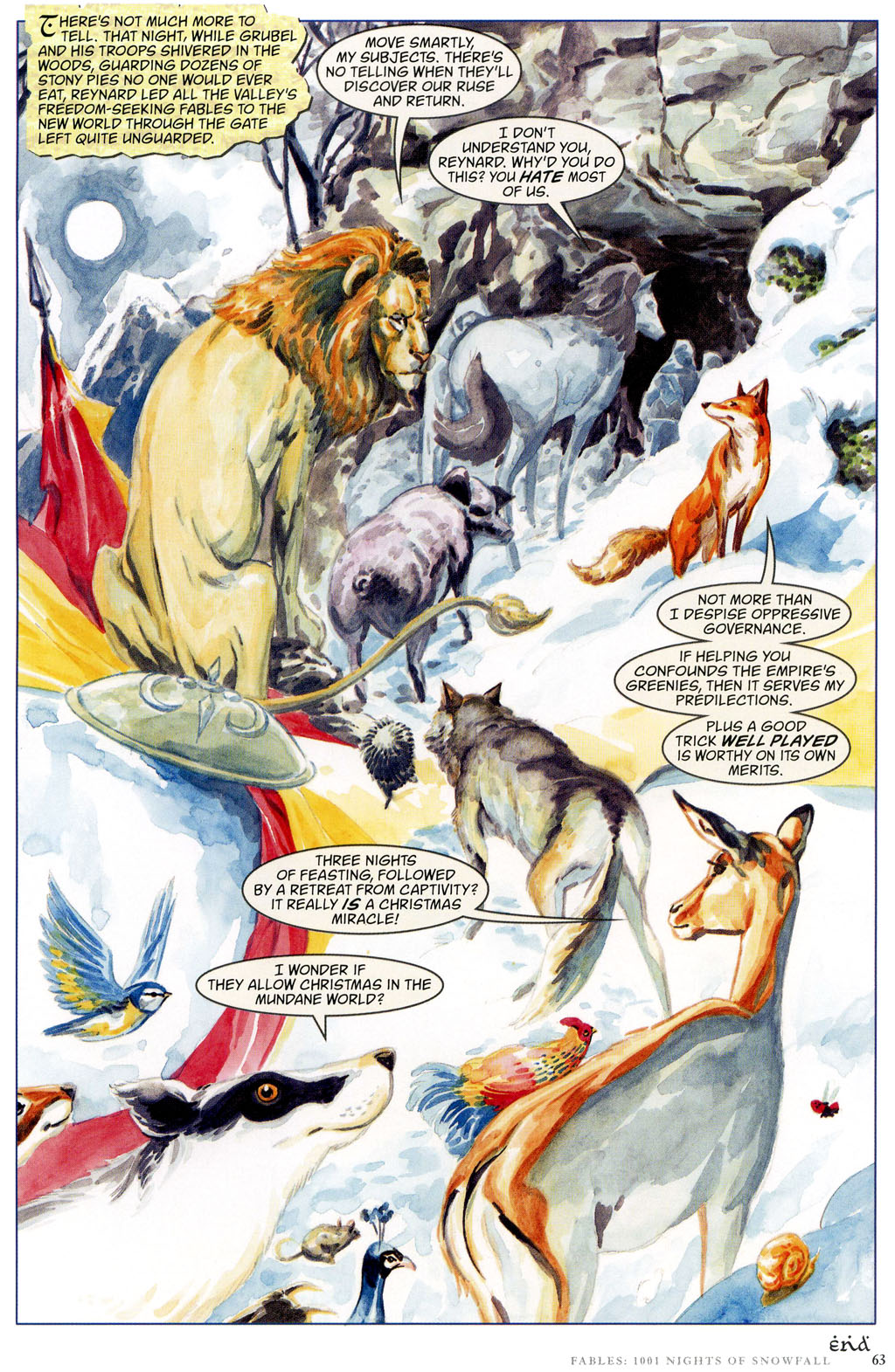 Read online Fables: 1001 Nights of Snowfall comic -  Issue # Full - 63