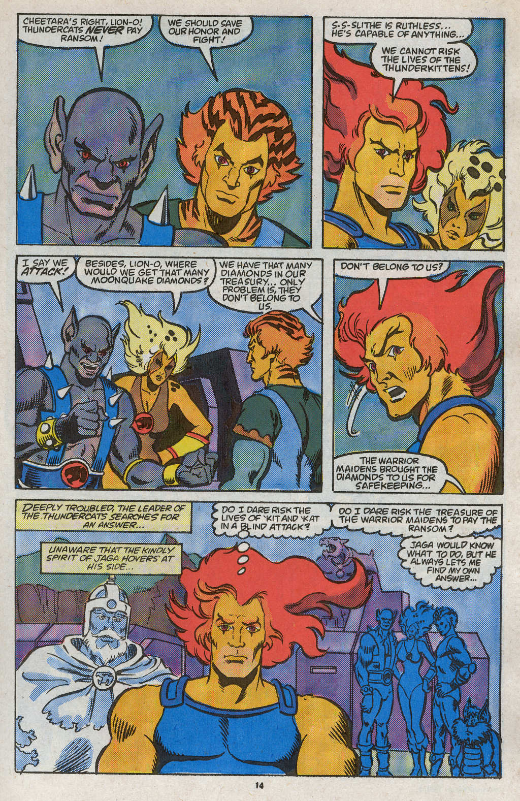 Read online ThunderCats (1985) comic -  Issue #22 - 22