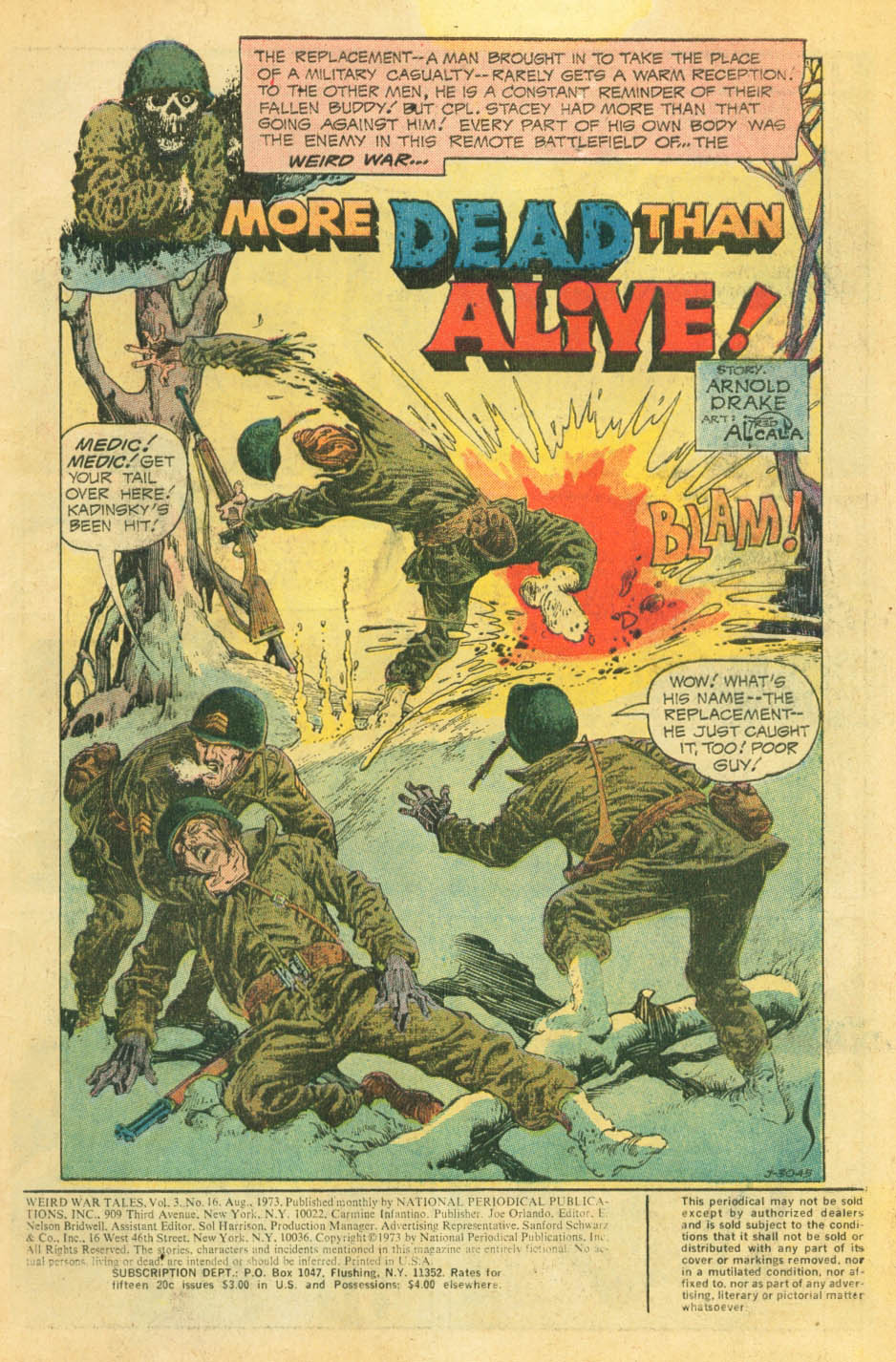 Read online Weird War Tales (1971) comic -  Issue #16 - 3