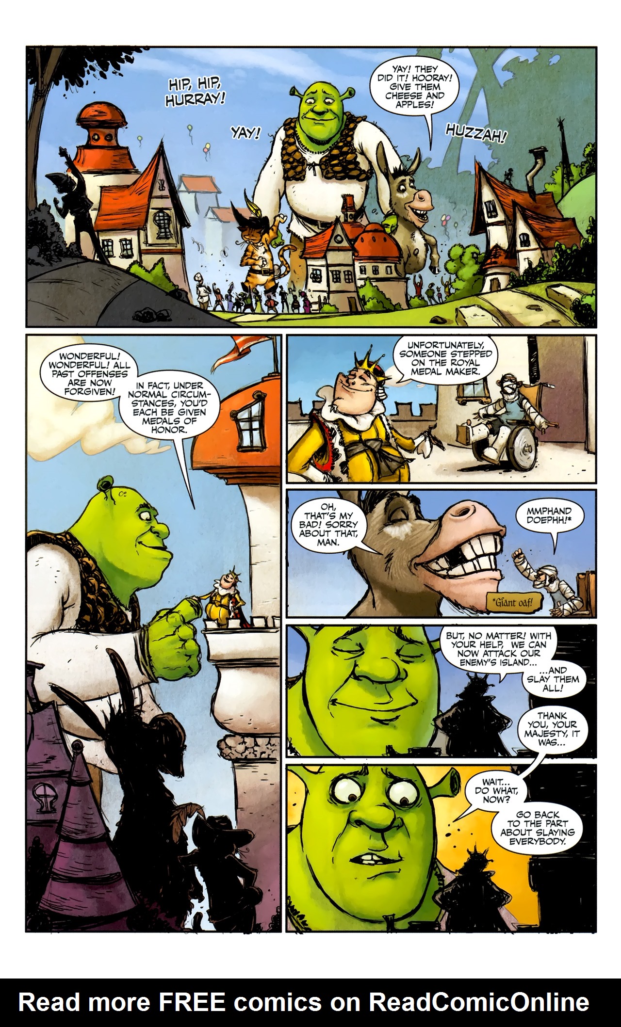 Read online Shrek (2010) comic -  Issue #3 - 12