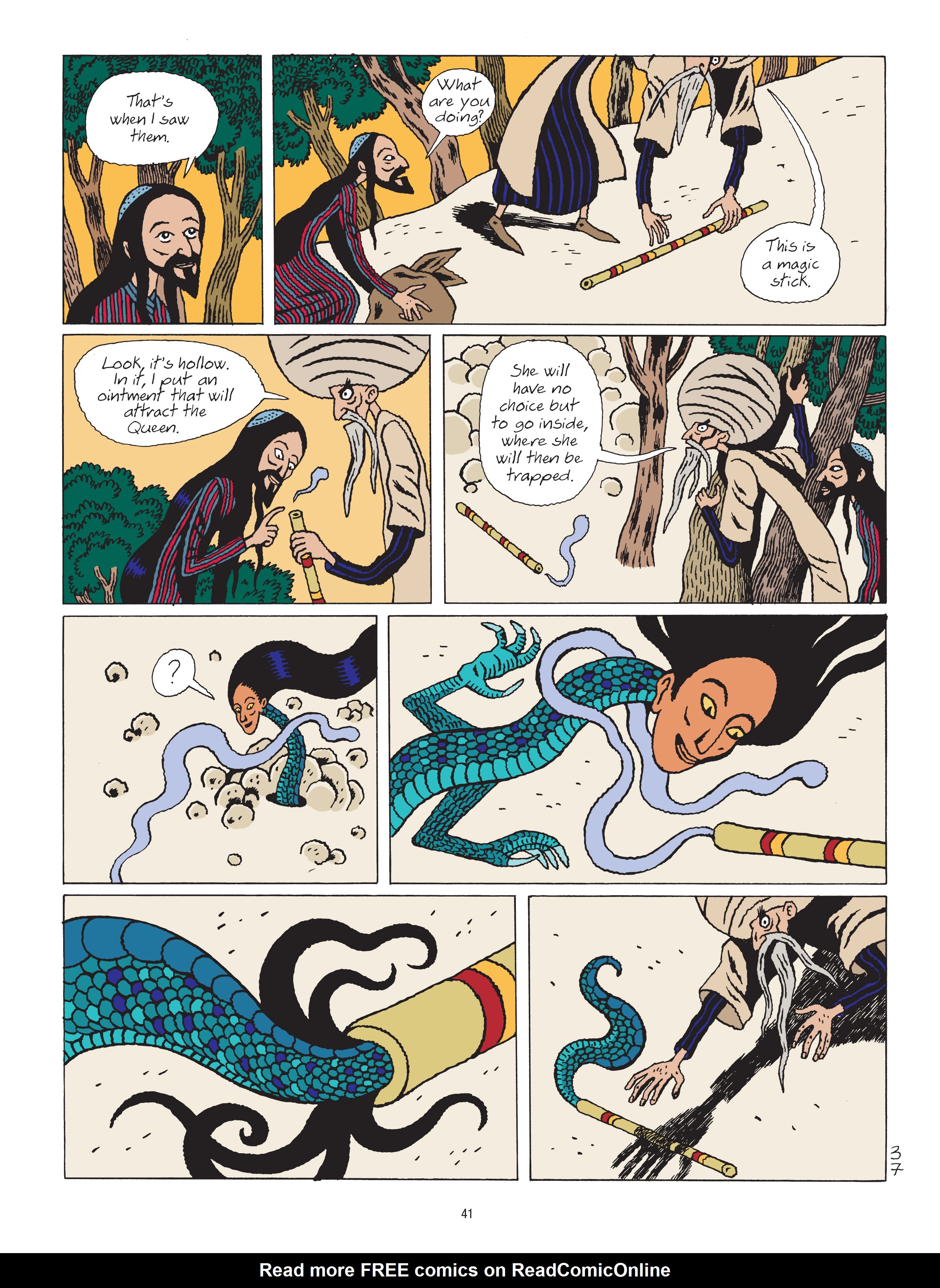 Read online A Tale of a Thousand and One Nights: HASIB & the Queen of Serpents comic -  Issue # TPB - 41