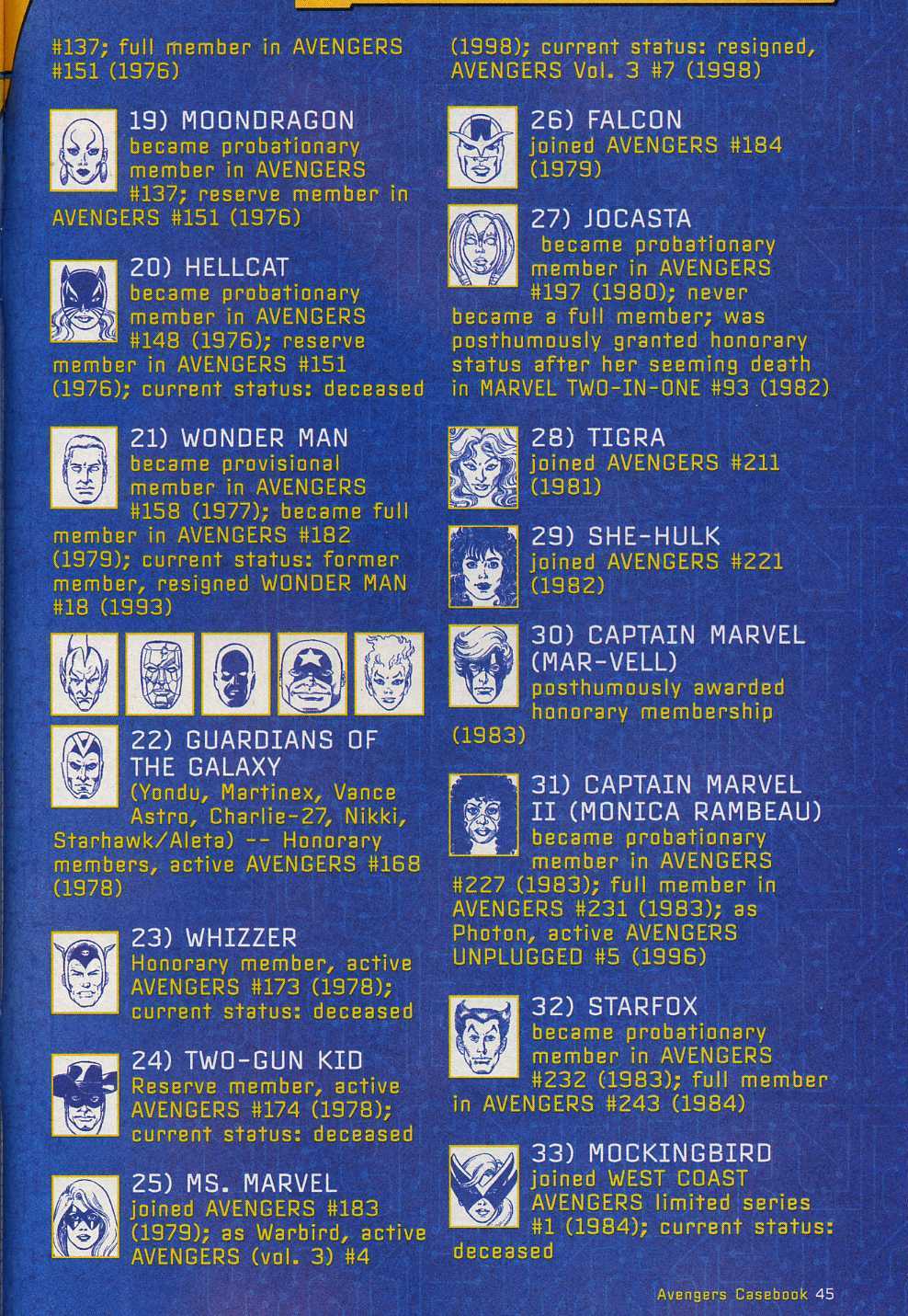 Read online Avengers: Casebook 1999 comic -  Issue # Full - 37