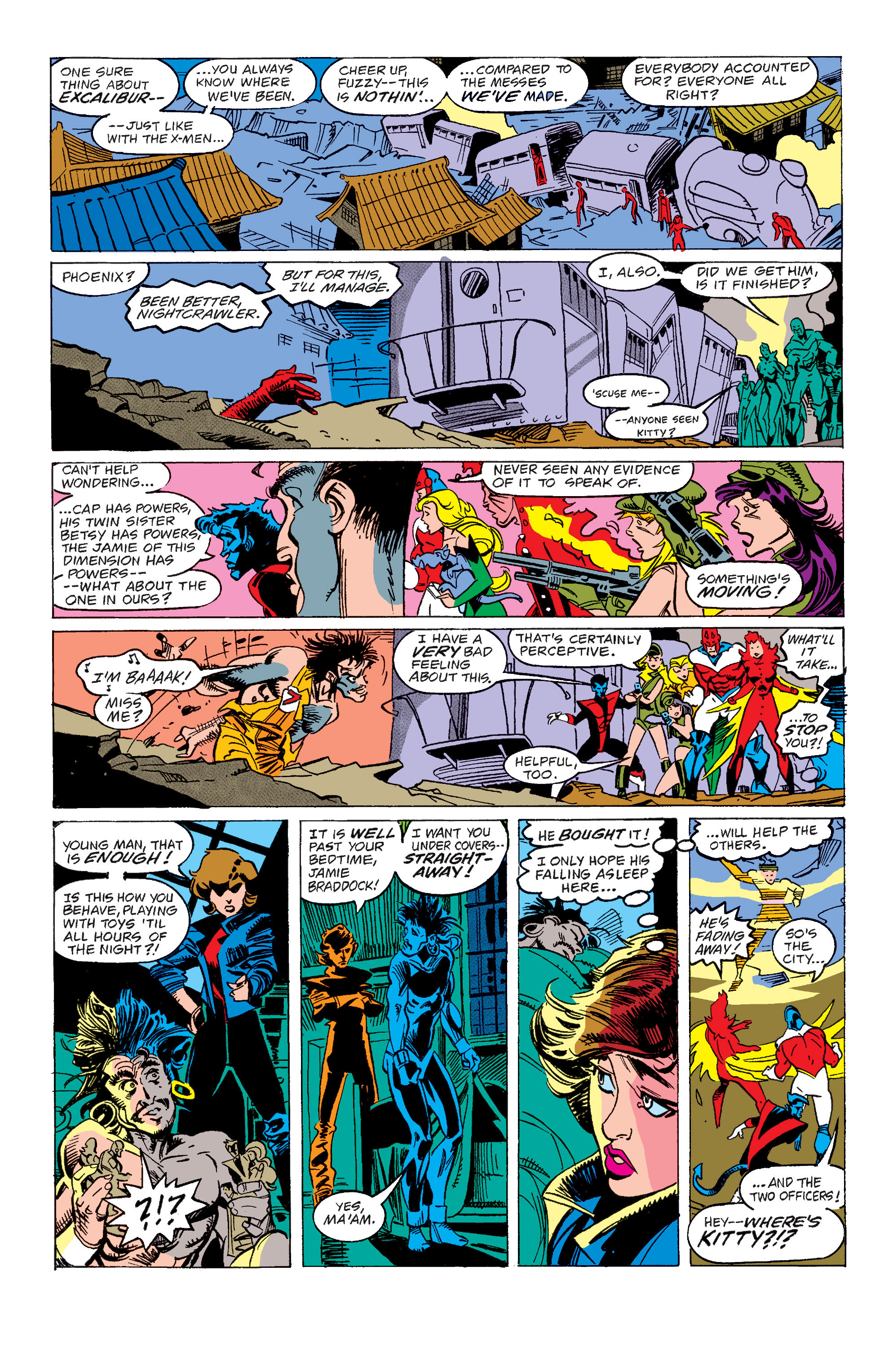 Read online Excalibur (1988) comic -  Issue #19 - 22