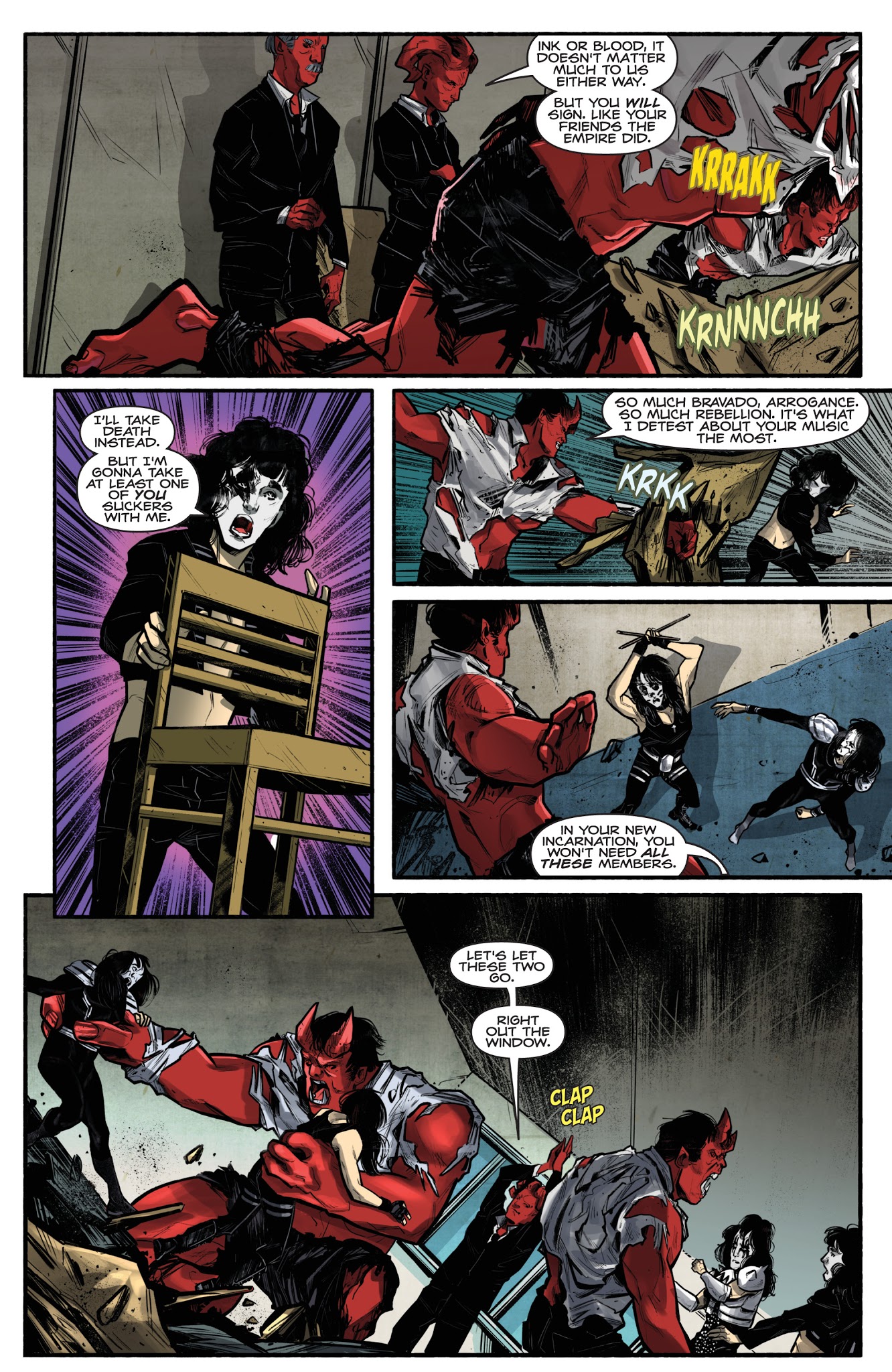 Read online Kiss/Vampirella comic -  Issue #4 - 8