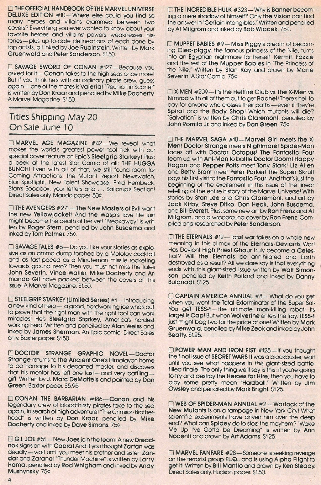 Read online Marvel Age comic -  Issue #41 - 5