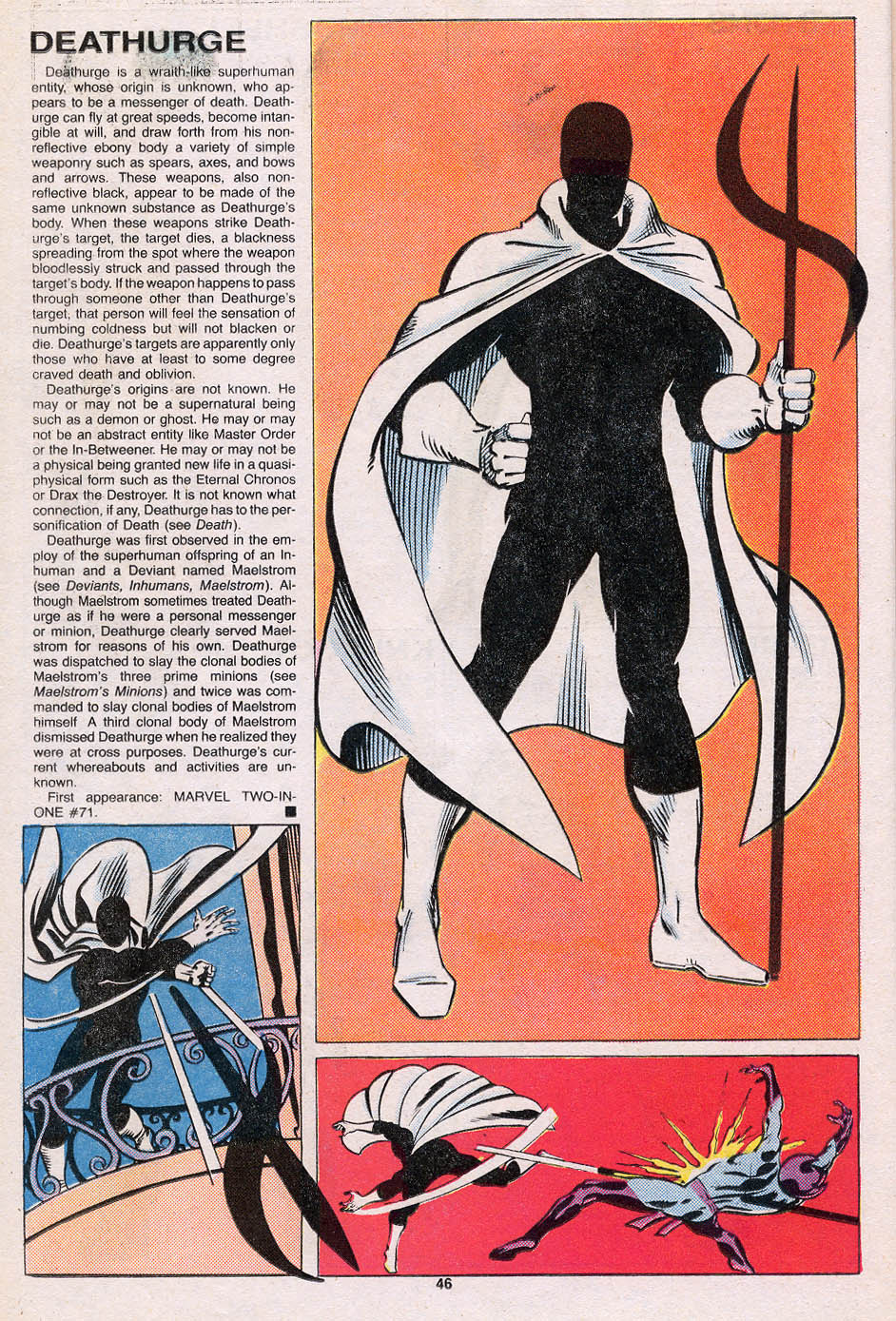 Read online The Official Handbook of the Marvel Universe Deluxe Edition comic -  Issue #3 - 48