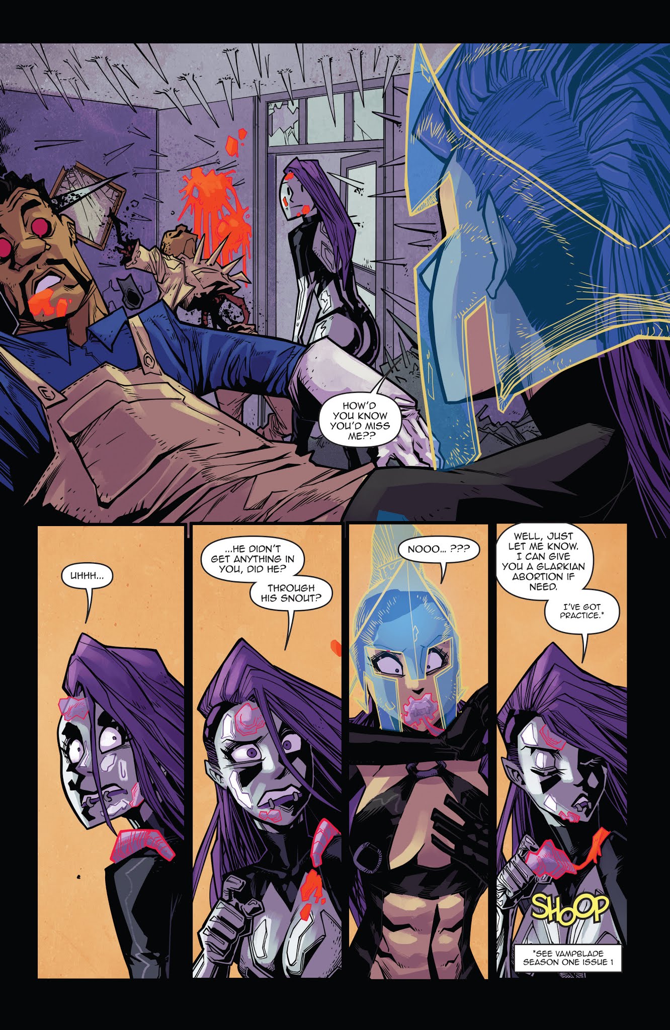 Read online Vampblade Season 3 comic -  Issue #3 - 16