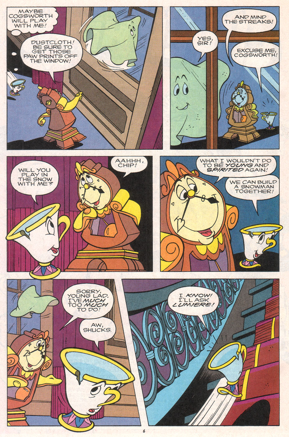 Read online Disney's Beauty and the Beast comic -  Issue #7 - 8