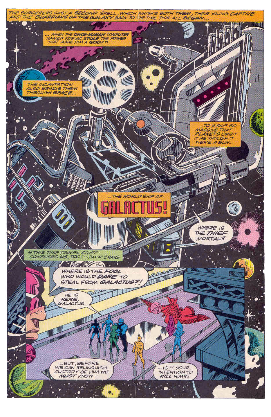 Read online Guardians of the Galaxy (1990) comic -  Issue # _Annual 1 - 28