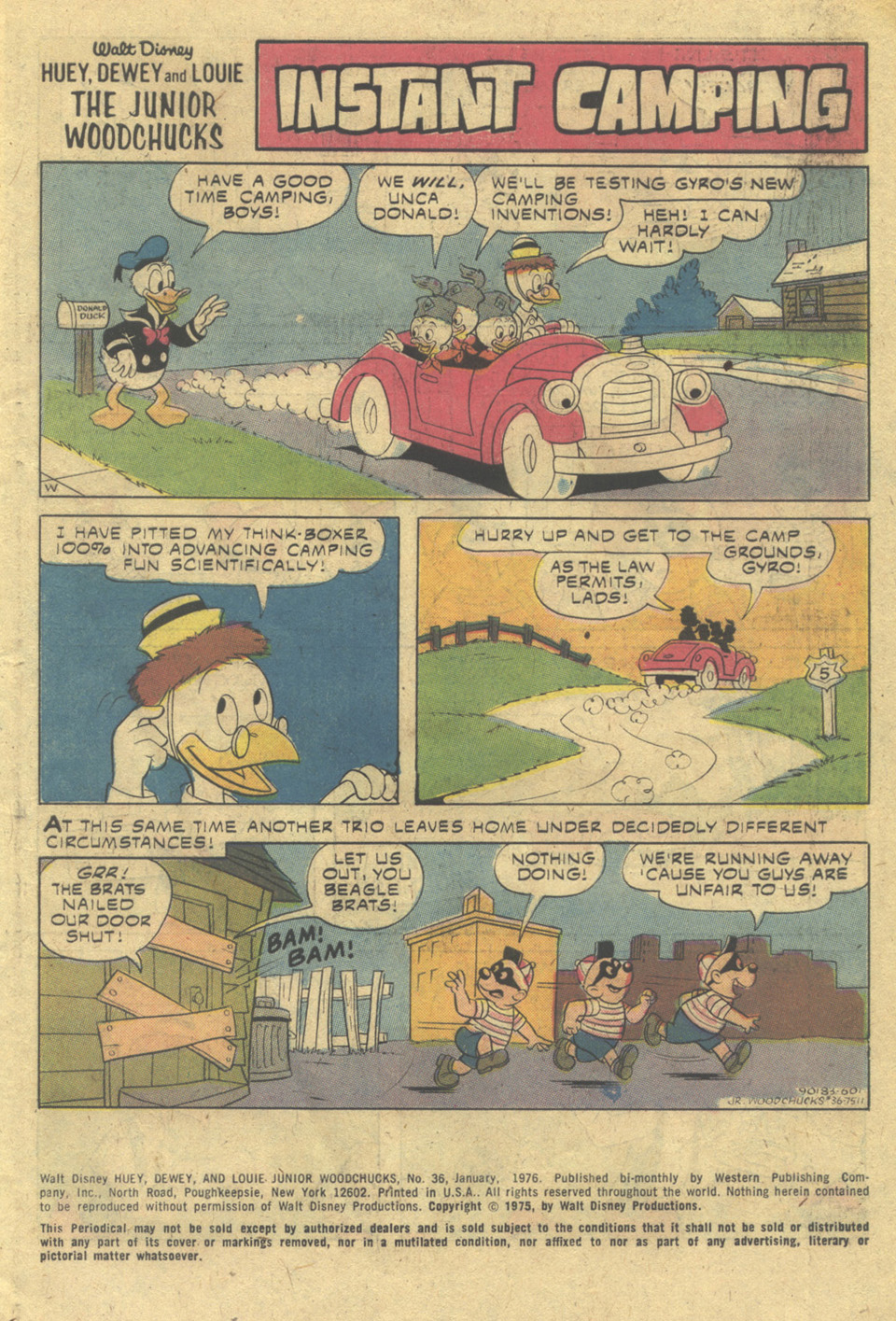 Read online Huey, Dewey, and Louie Junior Woodchucks comic -  Issue #36 - 3