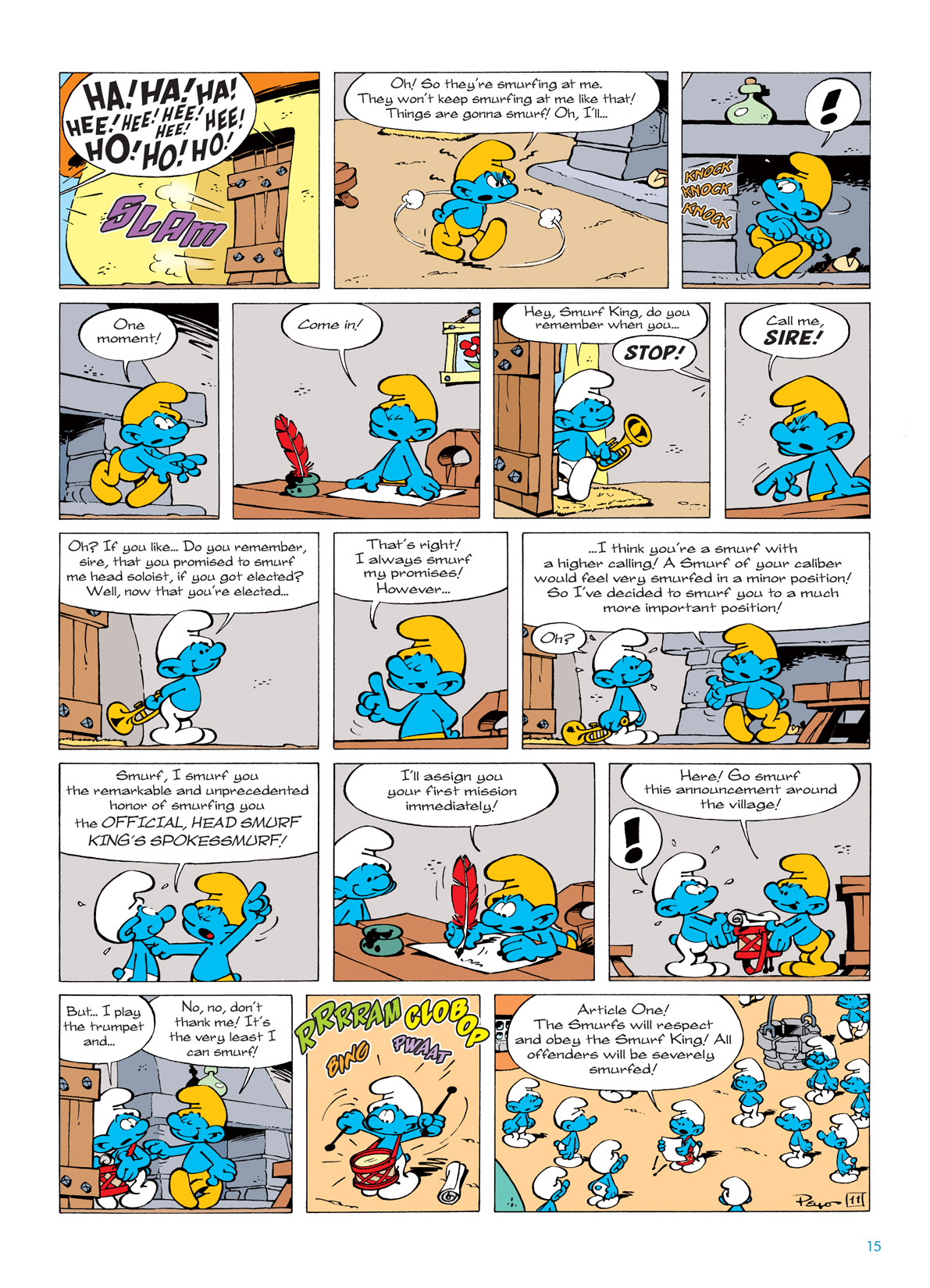 Read online The Smurfs comic -  Issue #3 - 15