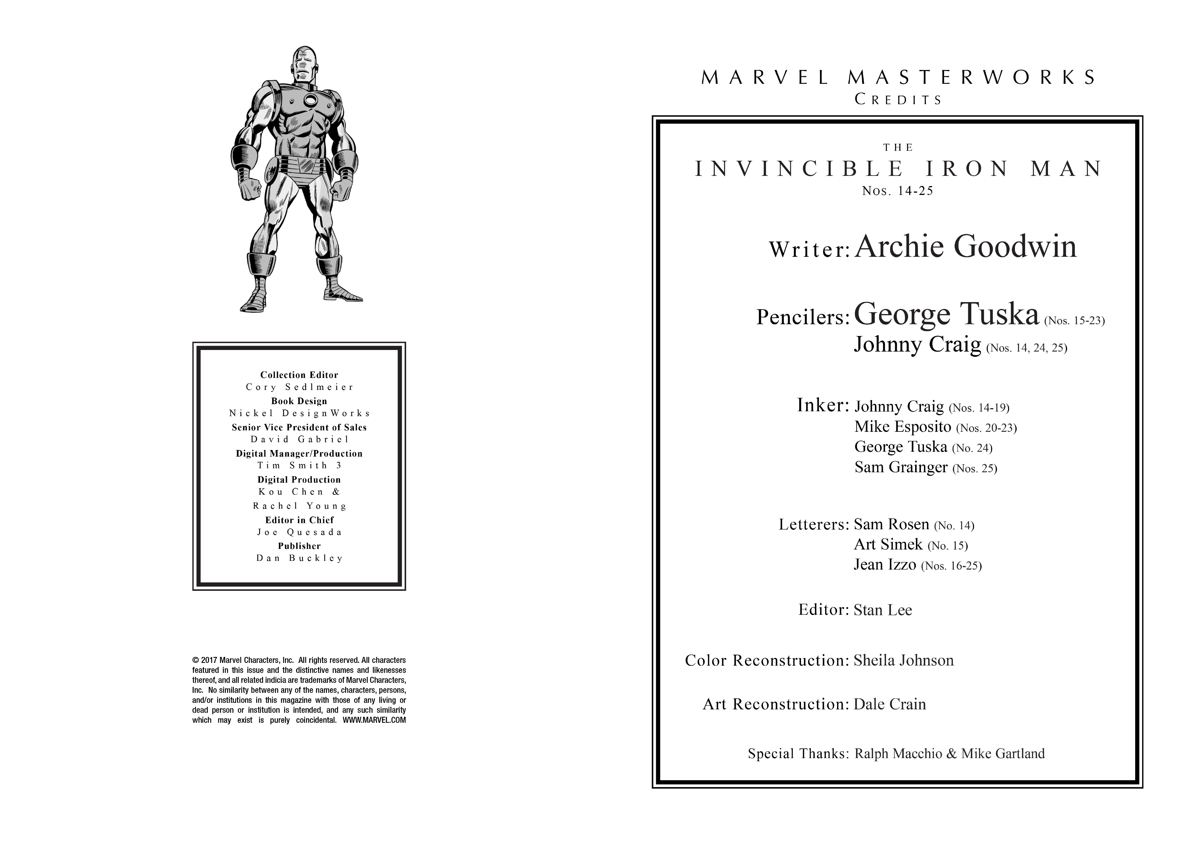 Read online Marvel Masterworks: The Invincible Iron Man comic -  Issue # TPB 6 (Part 1) - 3