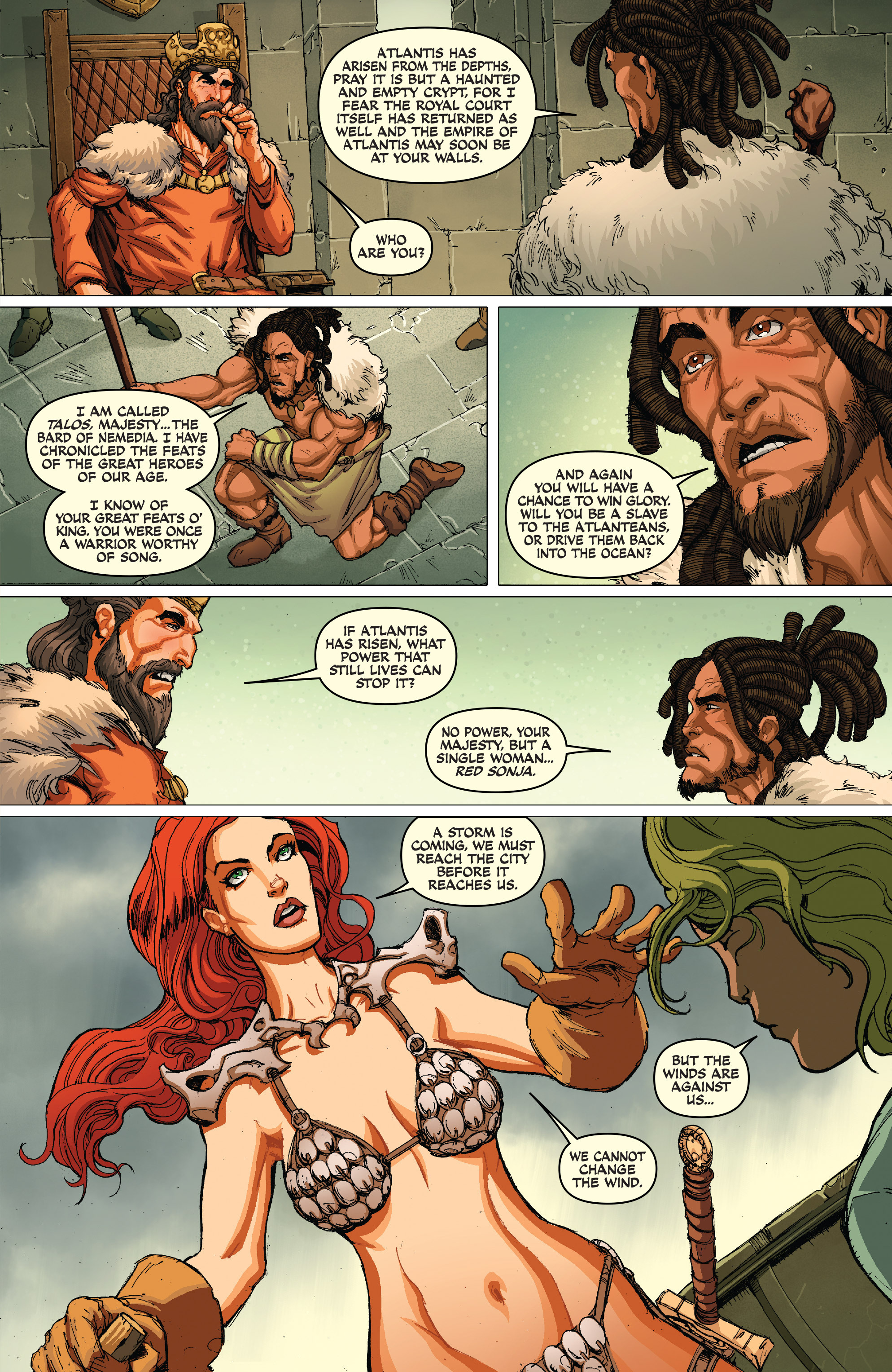 Read online Red Sonja: Atlantis Rises comic -  Issue #1 - 18