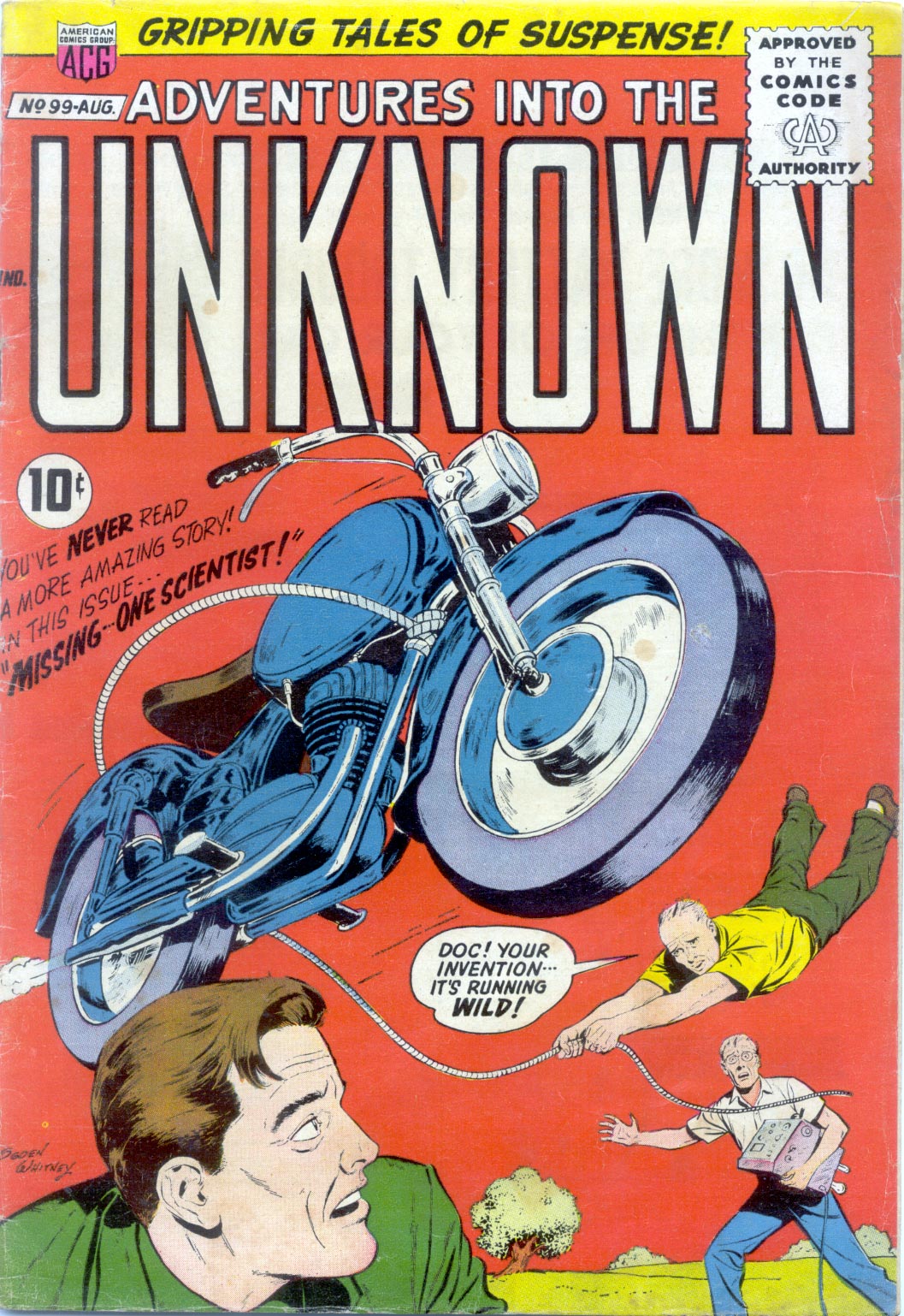 Read online Adventures Into The Unknown comic -  Issue #99 - 1