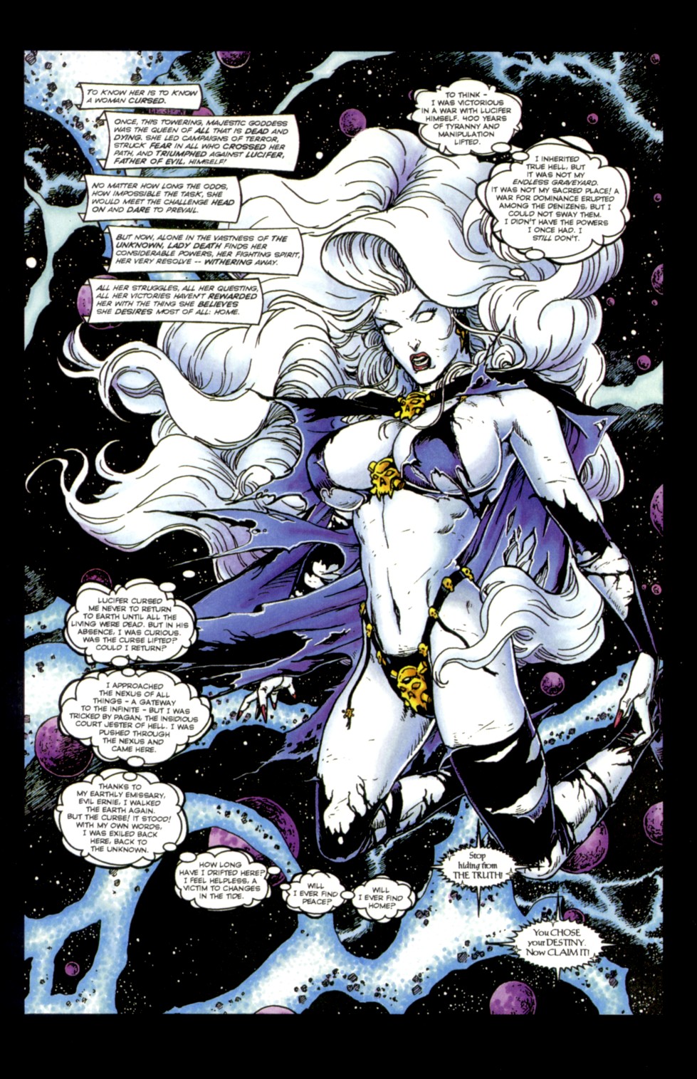 Read online Lady Death III: The Odyssey comic -  Issue #1 - 4