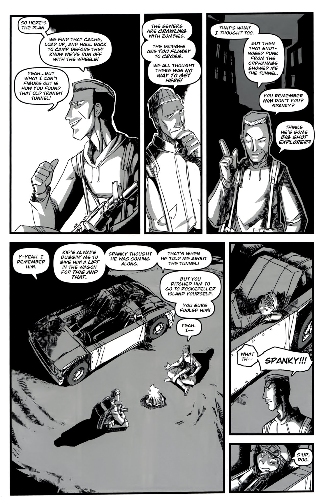 Read online The Littlest Zombie vs The Littlest Vampire comic -  Issue # Full - 9