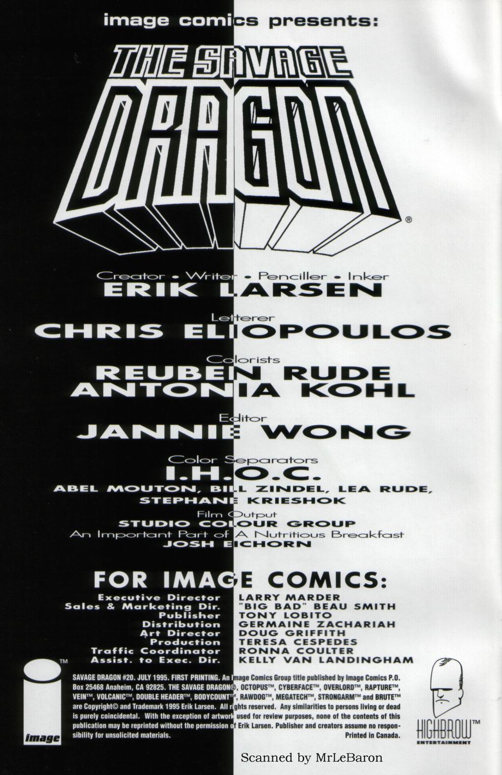 Read online The Savage Dragon (1993) comic -  Issue #20 - 2