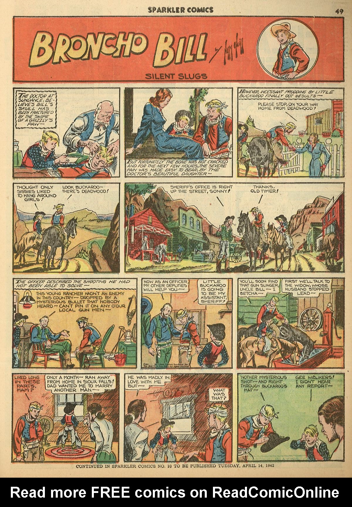 Read online Sparkler Comics comic -  Issue #9 - 50