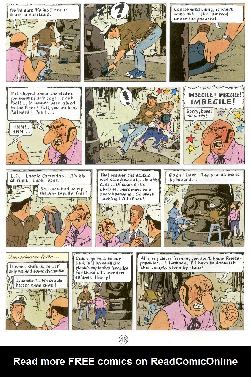 Read online The Adventures of Tintin comic -  Issue #22 - 49