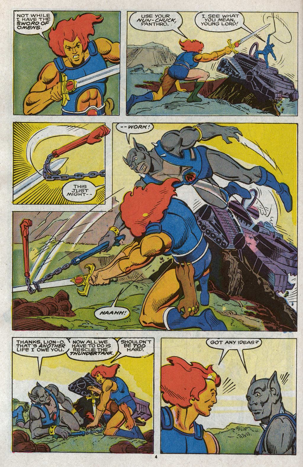 Read online ThunderCats (1985) comic -  Issue #9 - 6