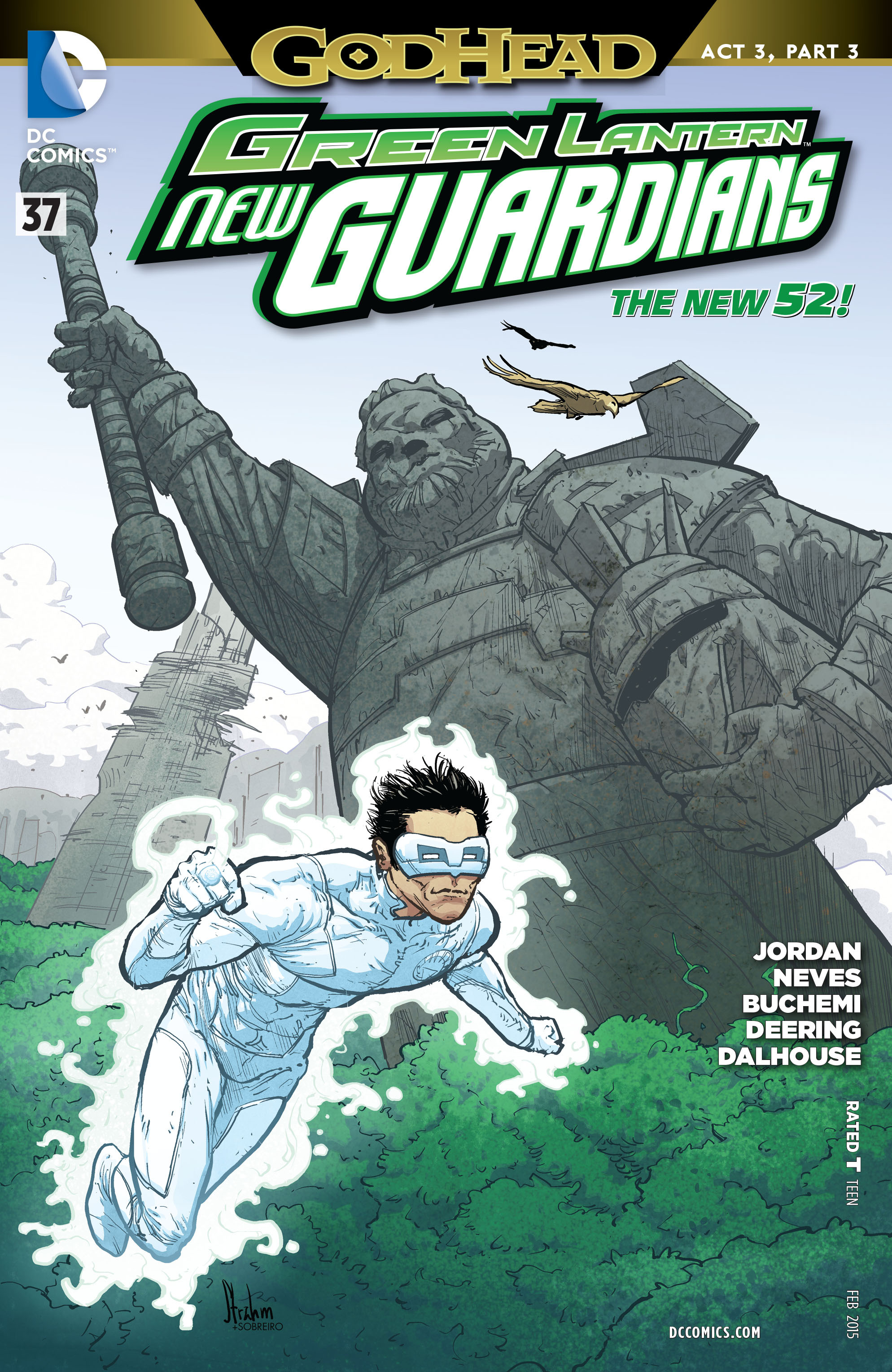Read online Green Lantern: New Guardians comic -  Issue #37 - 1