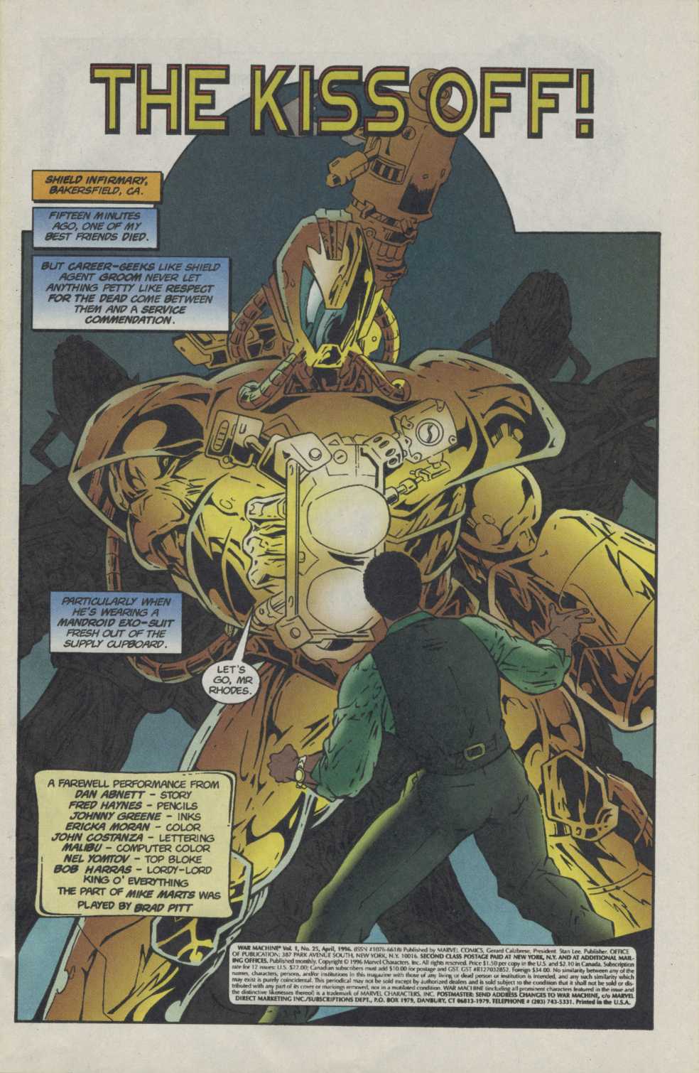 Read online War Machine (1994) comic -  Issue #25 - 2