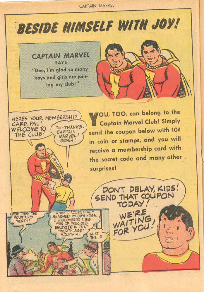 Read online Captain Marvel Adventures comic -  Issue #33 - 30