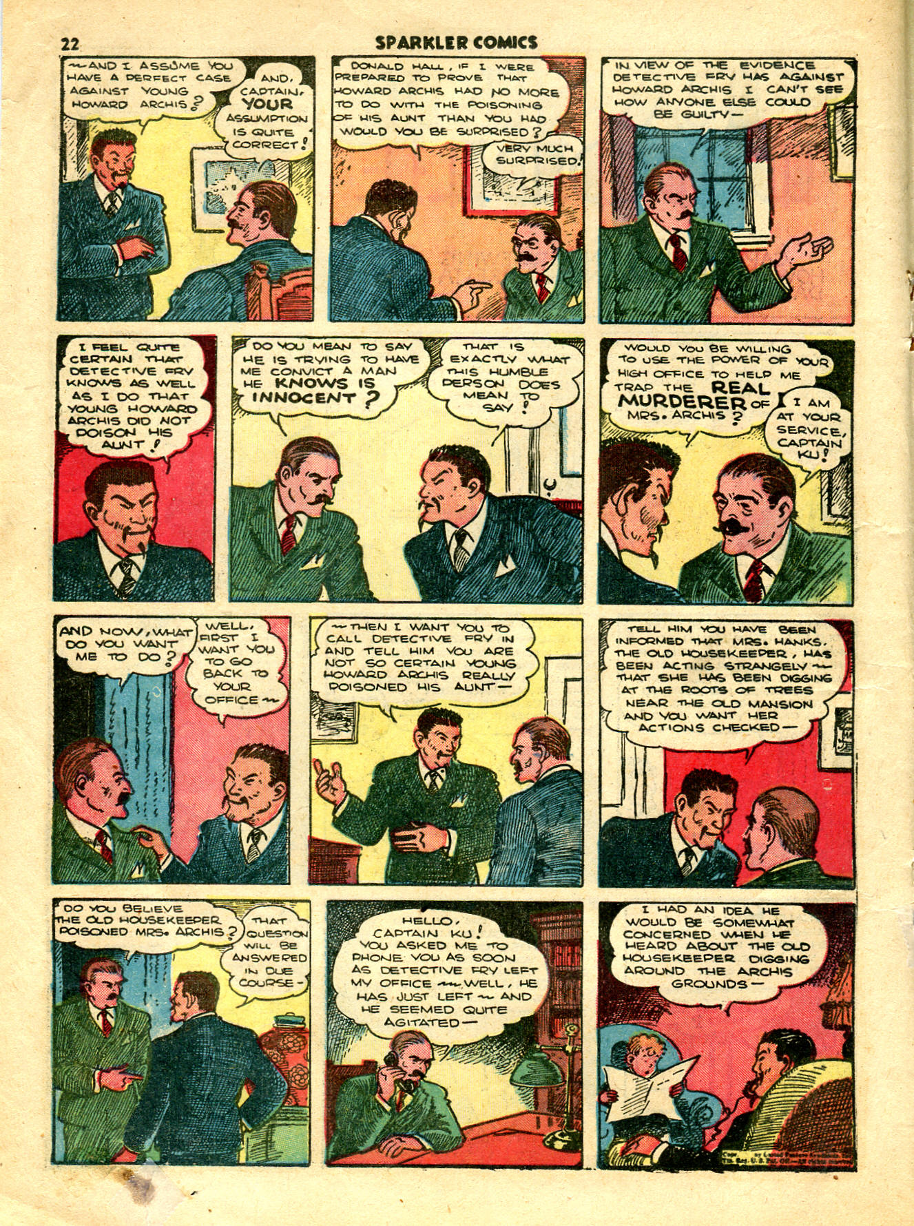 Read online Sparkler Comics comic -  Issue #7 - 24