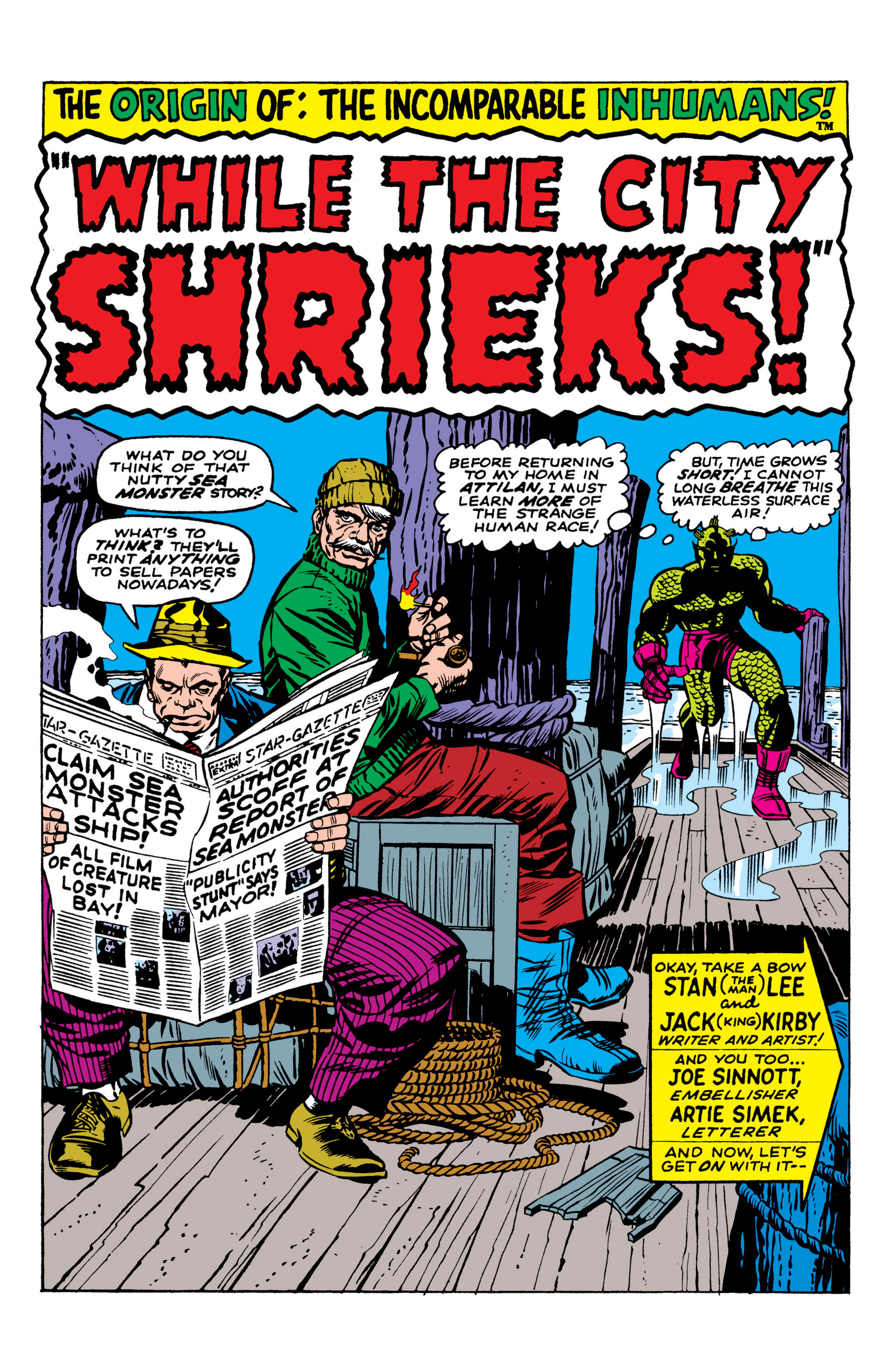Read online Marvel Masterworks: The Inhumans comic -  Issue # TPB 1 (Part 1) - 38