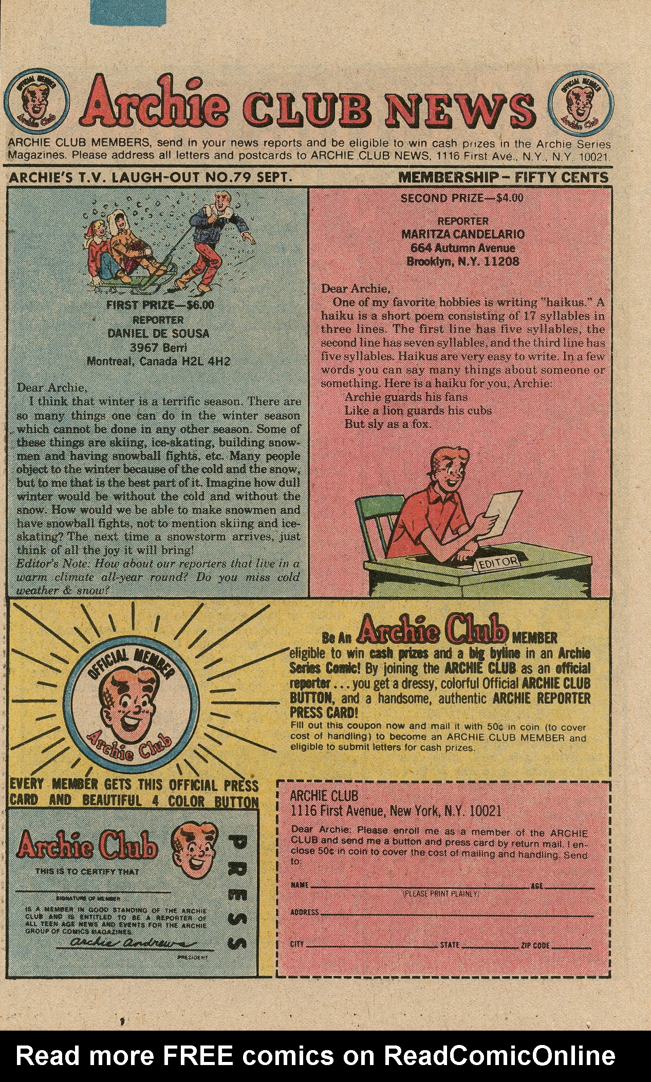 Read online Archie's TV Laugh-Out comic -  Issue #79 - 26