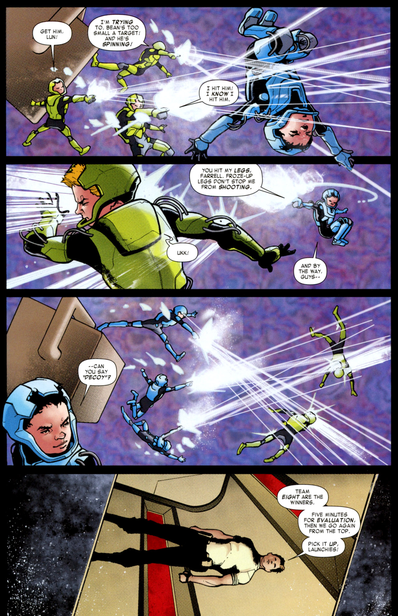 Read online Ender's Shadow: Battle School comic -  Issue #5 - 6