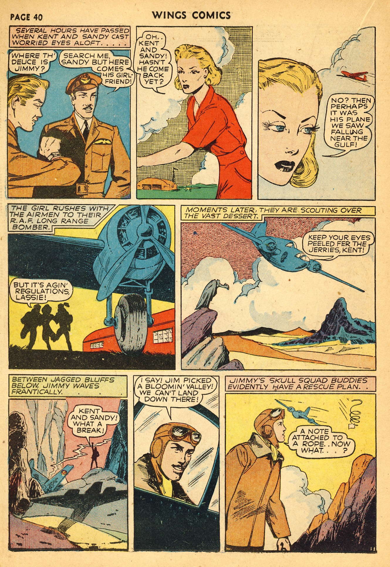 Read online Wings Comics comic -  Issue #14 - 43