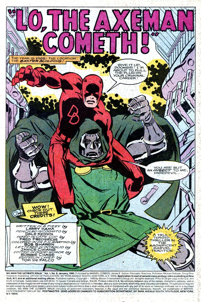 Read online Nth Man the Ultimate Ninja comic -  Issue #8 - 2