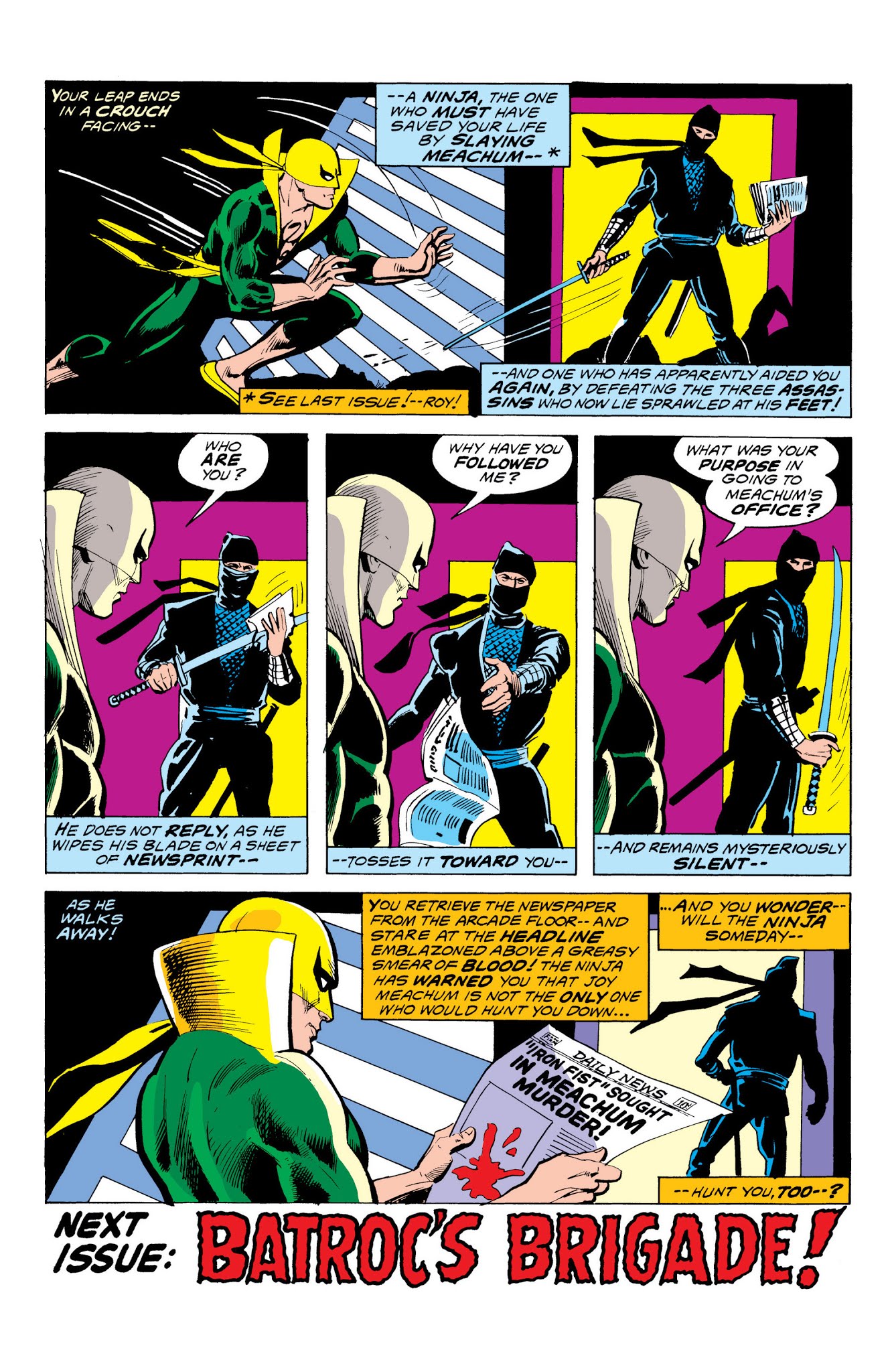 Read online Marvel Masterworks: Iron Fist comic -  Issue # TPB 1 (Part 1) - 98