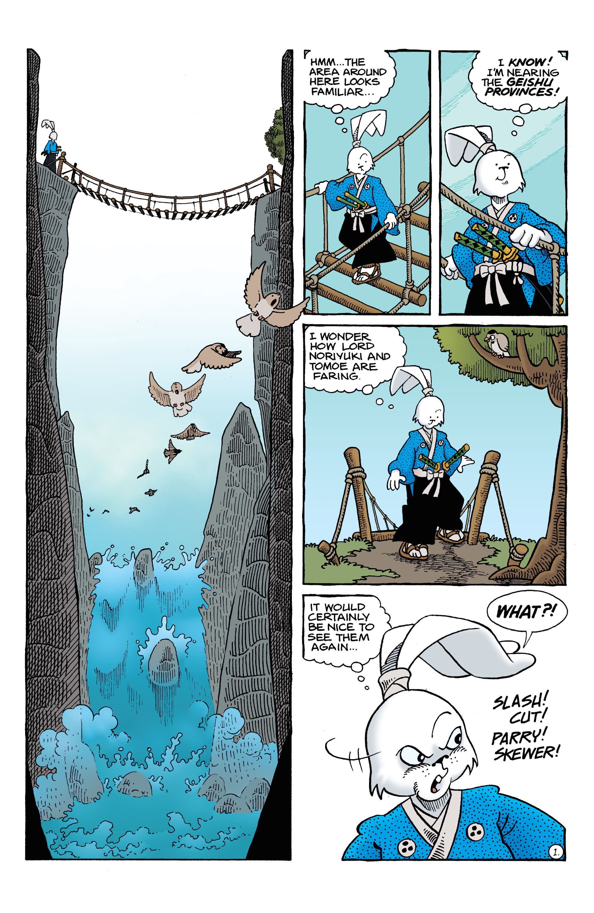 Read online Usagi Yojimbo: Wanderer’s Road comic -  Issue #5 - 3