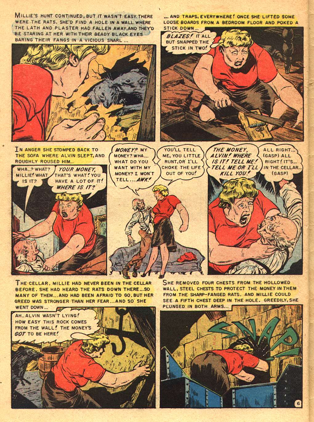 Read online The Vault of Horror (1950) comic -  Issue #39 - 33