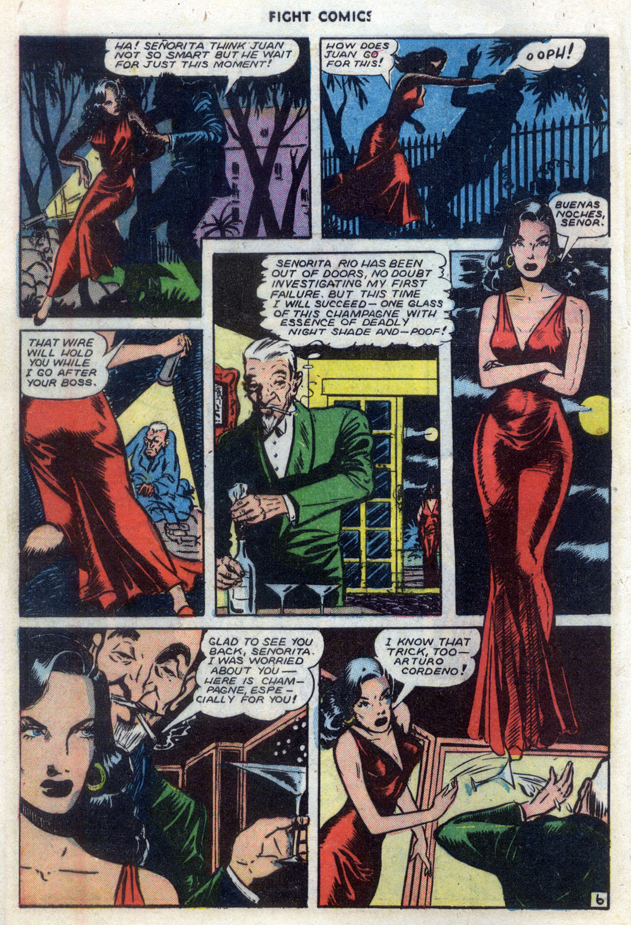 Read online Fight Comics comic -  Issue #42 - 8