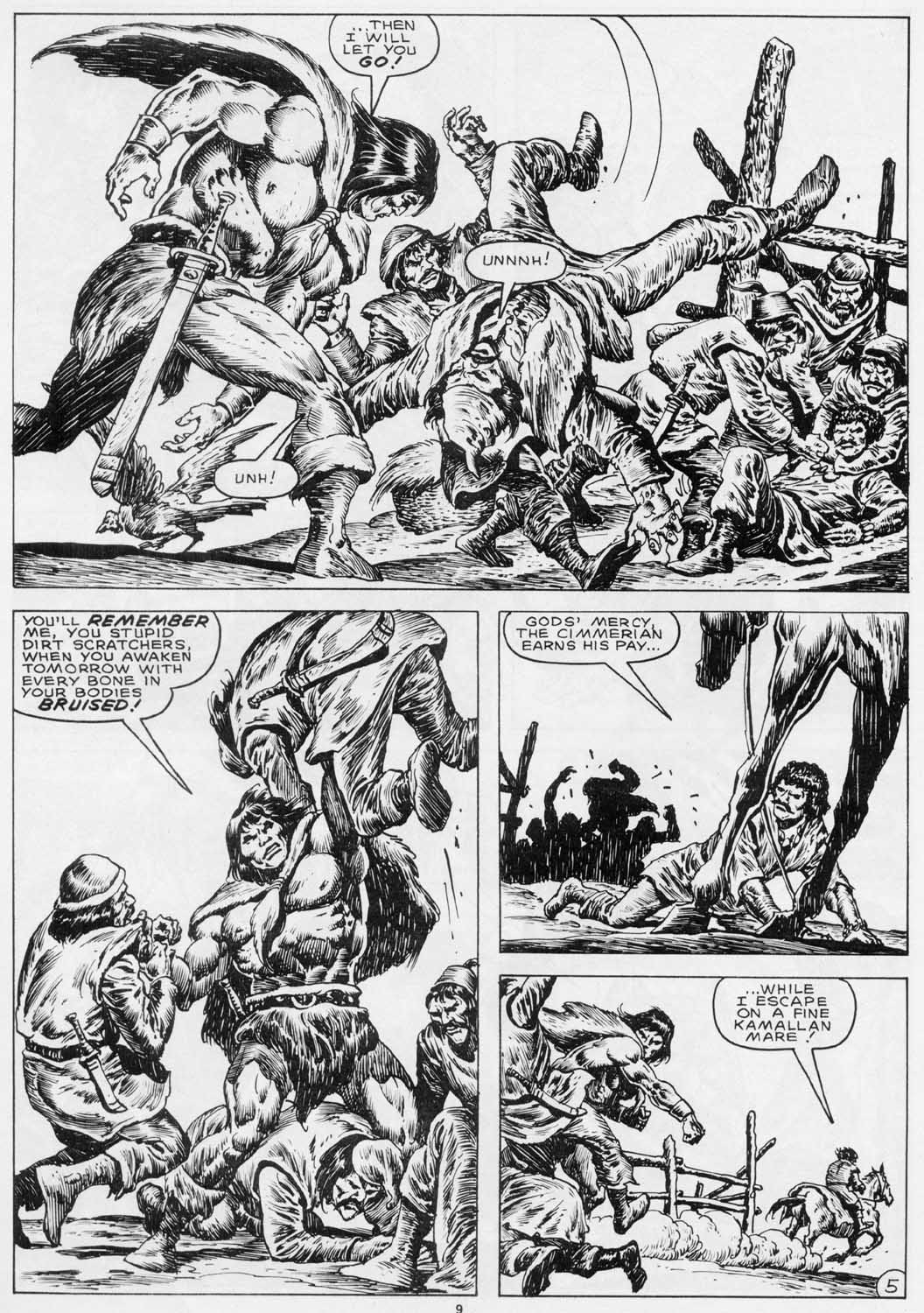 Read online The Savage Sword Of Conan comic -  Issue #155 - 11