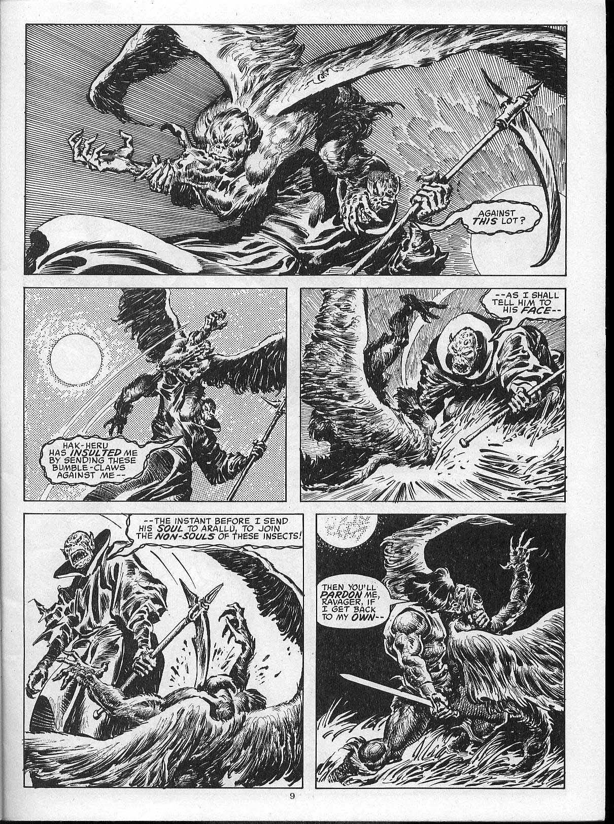 Read online The Savage Sword Of Conan comic -  Issue #203 - 11