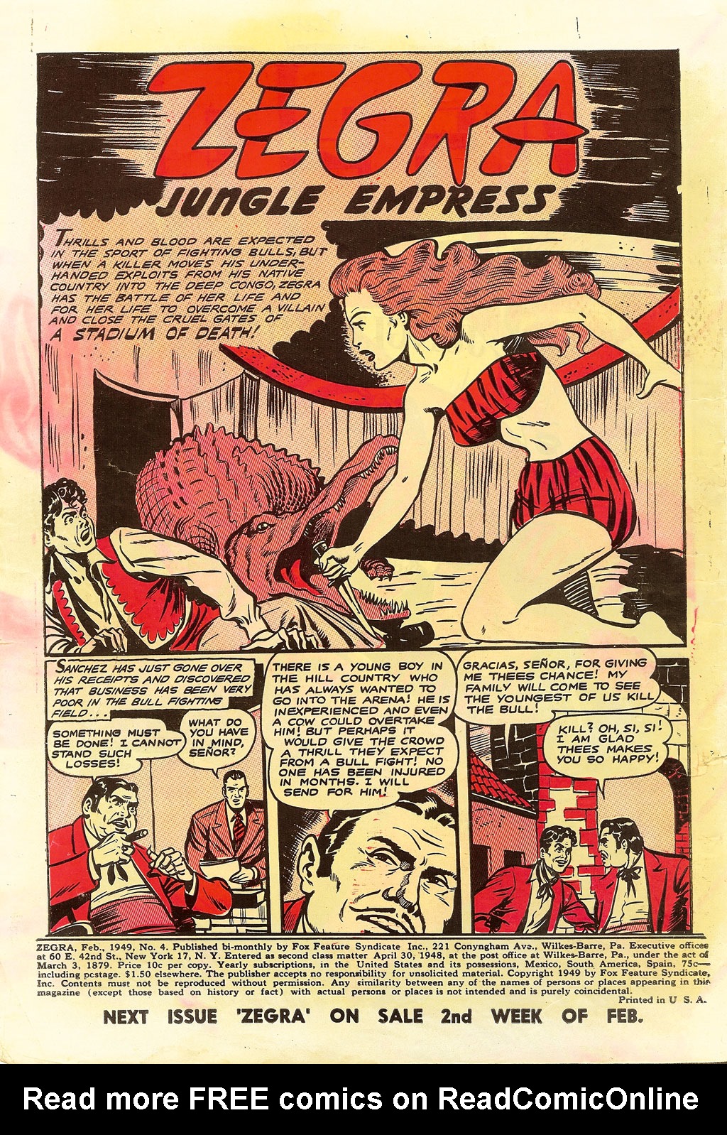 Read online Zegra, Jungle Empress comic -  Issue #4 - 2