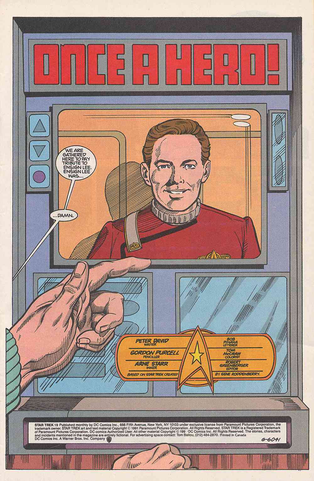Read online Star Trek (1989) comic -  Issue #19 - 2