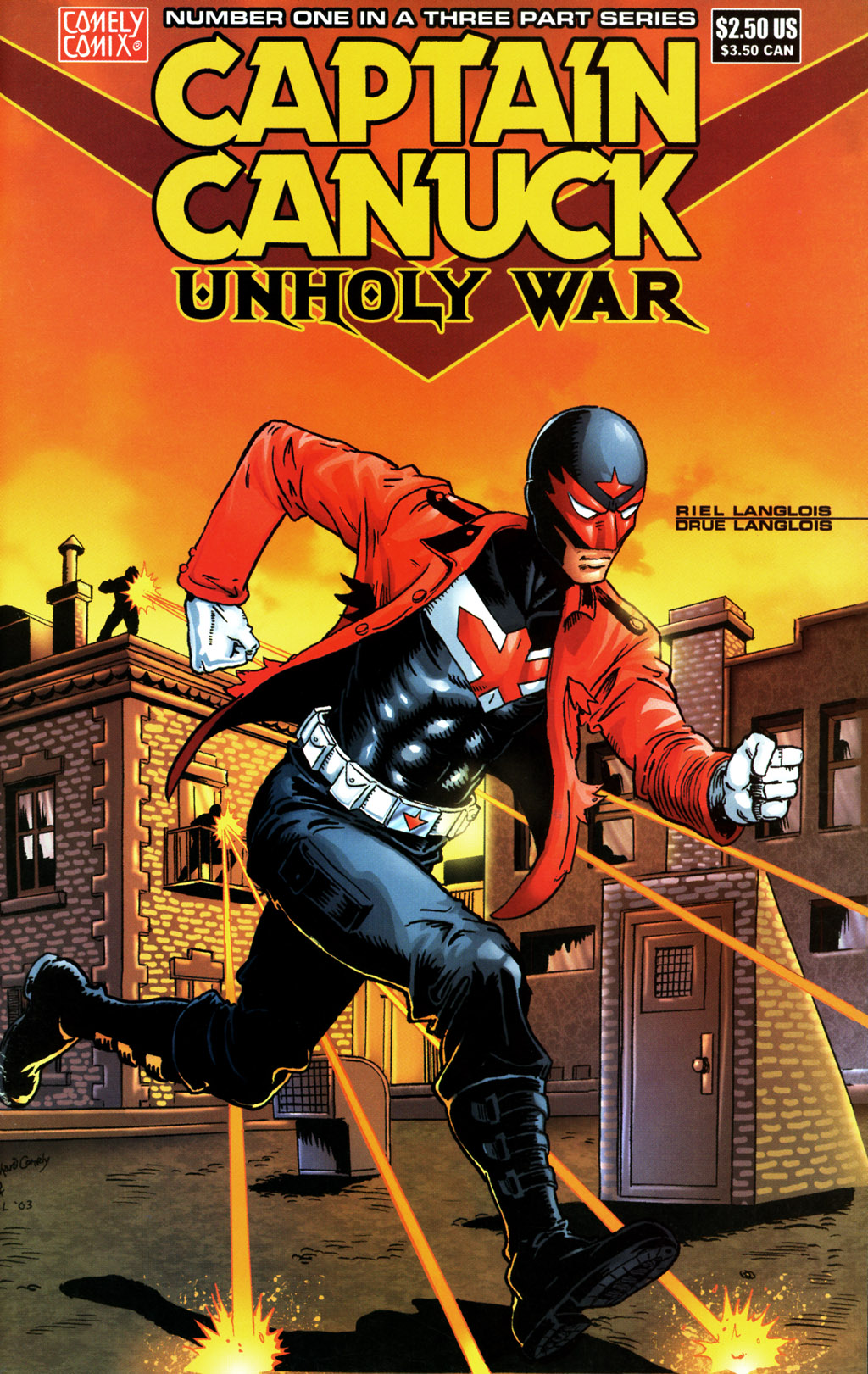 Read online Captain Canuck: Unholy War comic -  Issue #1 - 1