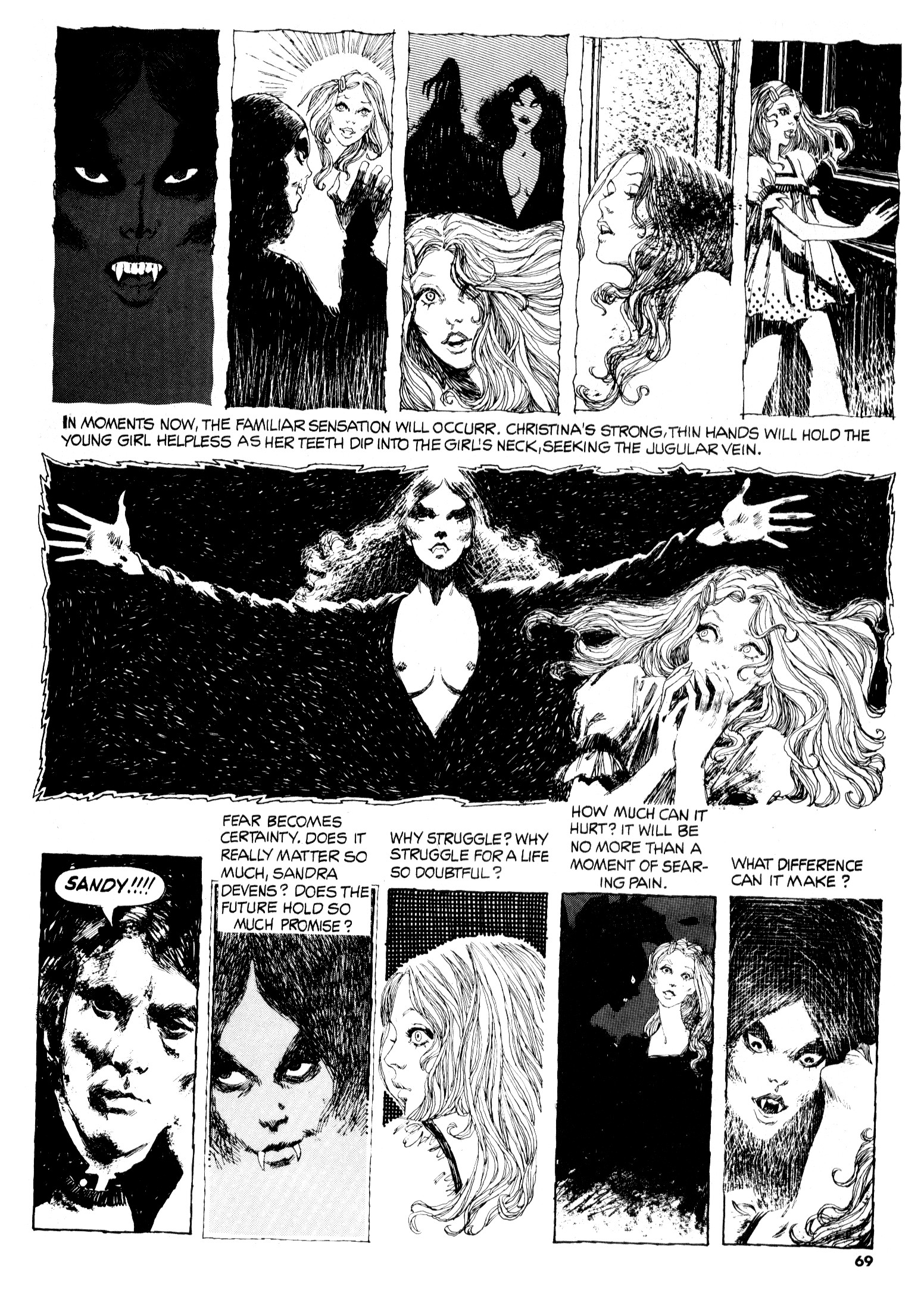 Read online Vampirella (1969) comic -  Issue #21 - 69