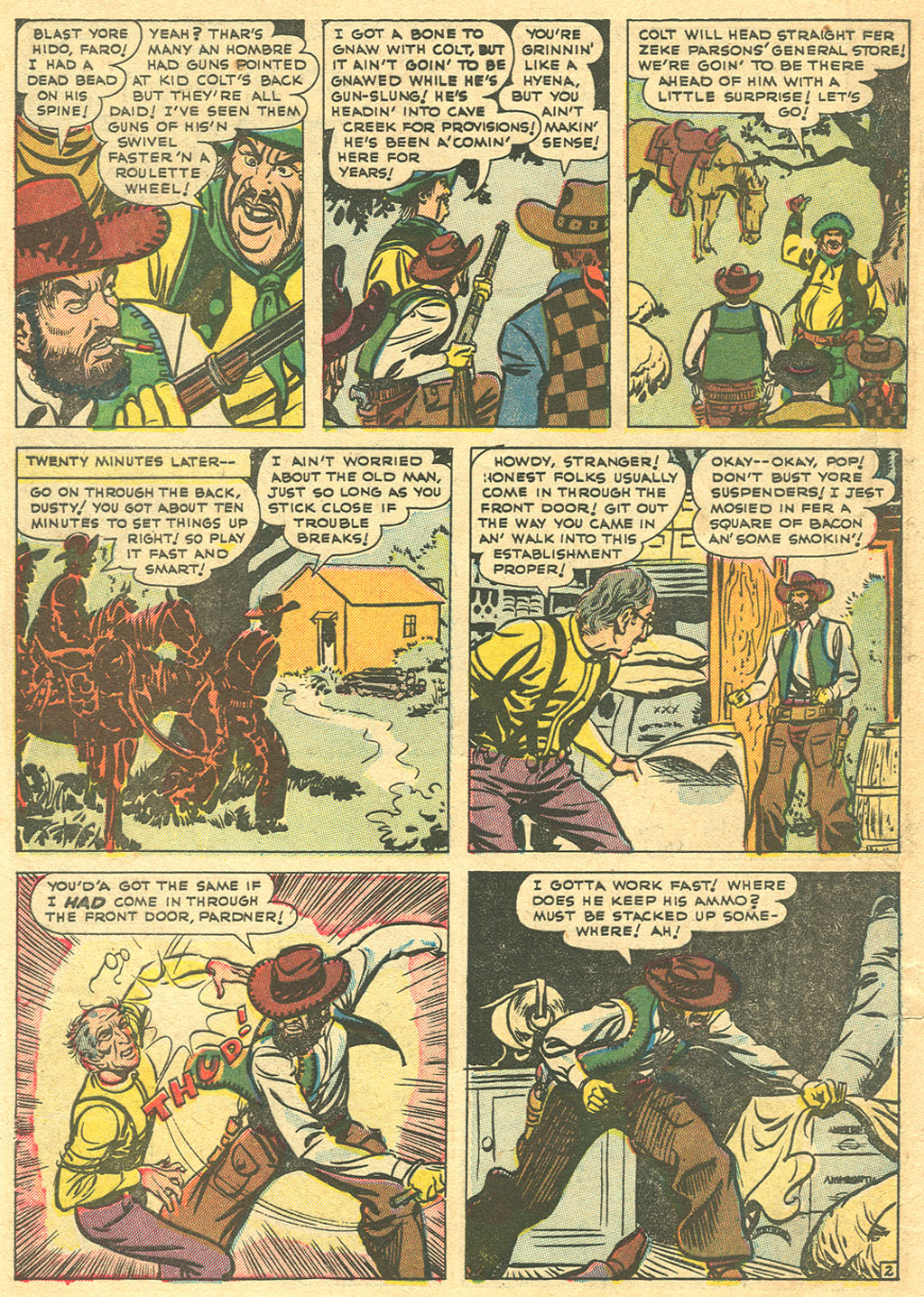 Read online Kid Colt Outlaw comic -  Issue #22 - 4