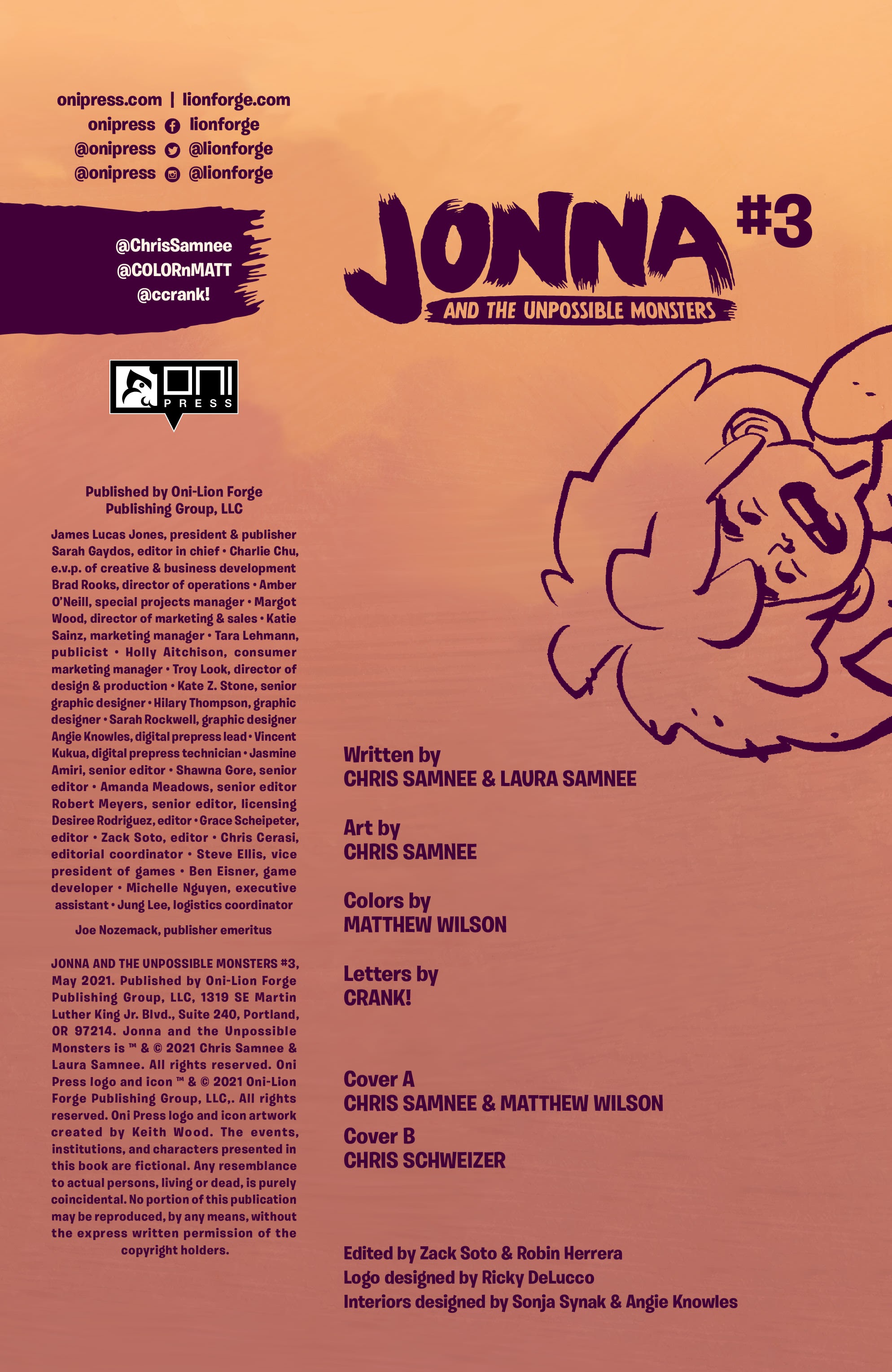 Read online Jonna and the Unpossible Monsters comic -  Issue #3 - 2
