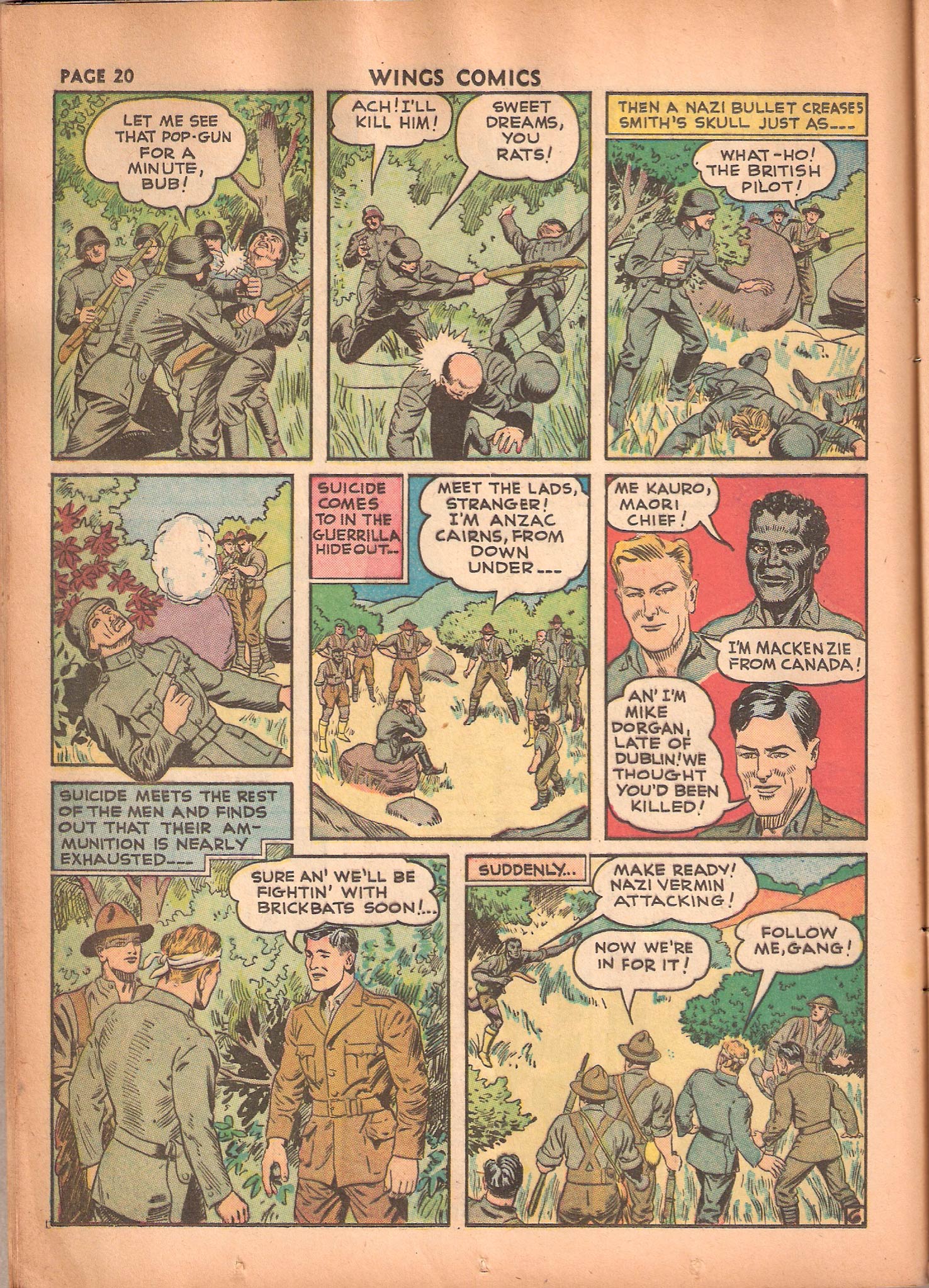 Read online Wings Comics comic -  Issue #17 - 22