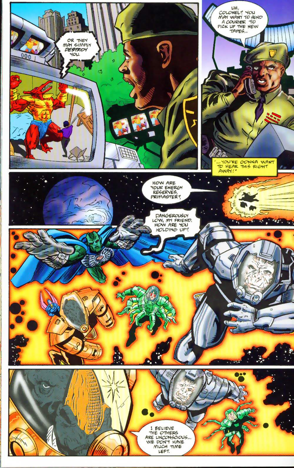 Read online Leonard Nimoy's Primortals (1995) comic -  Issue #9 - 21